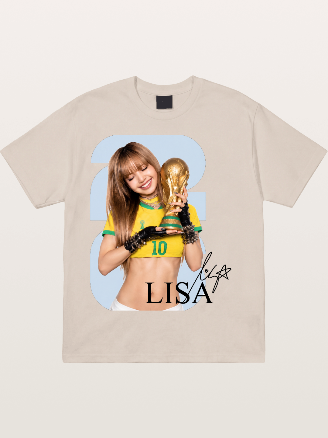 Lisa WC Trophy Portrait Cotton T-shirt