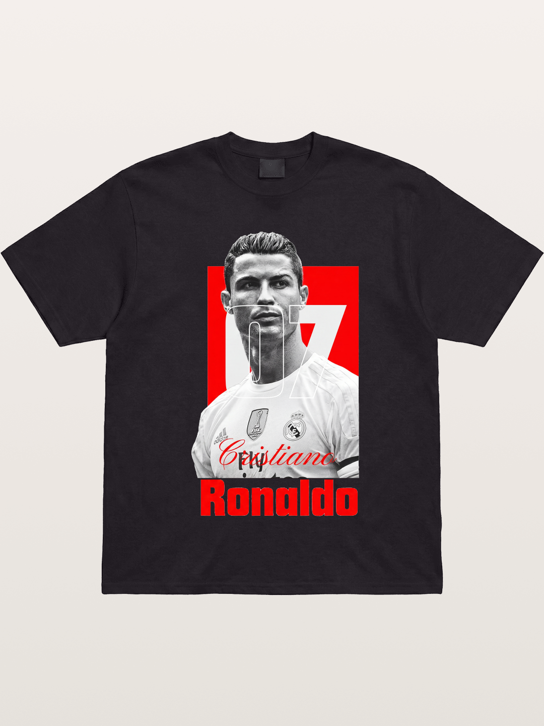 Ronaldo Real Madrid Number 7 Gildan T-shirt