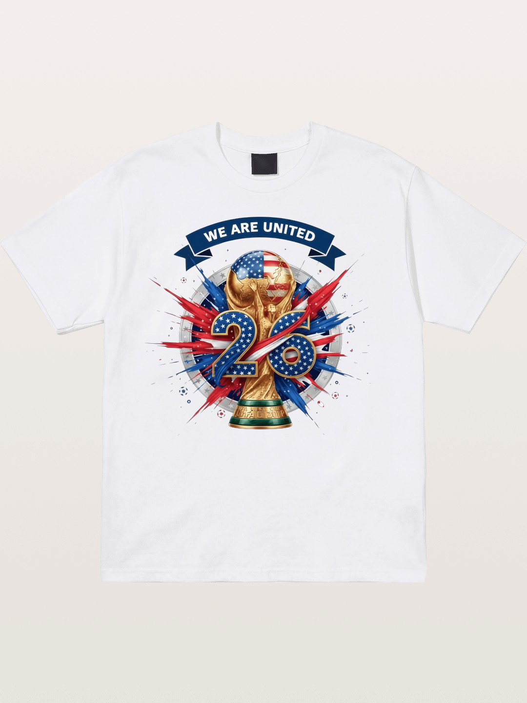2026 WC We Are United Print Cotton T-shirt