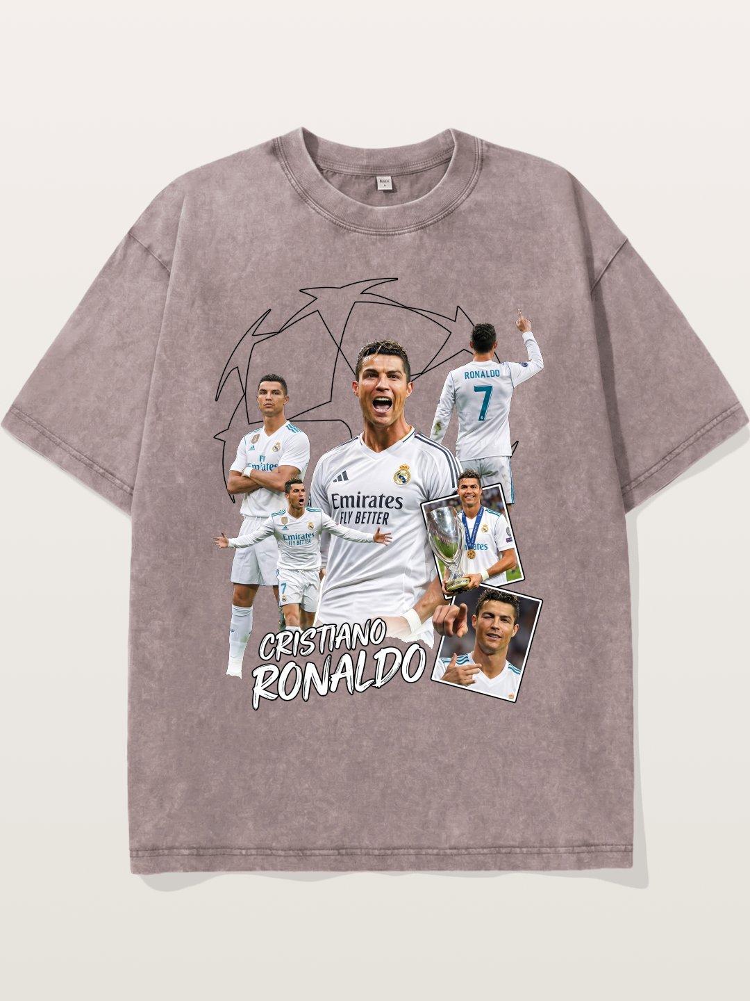 Cristiano Ronaldo Real Madrid Washed T-shirt