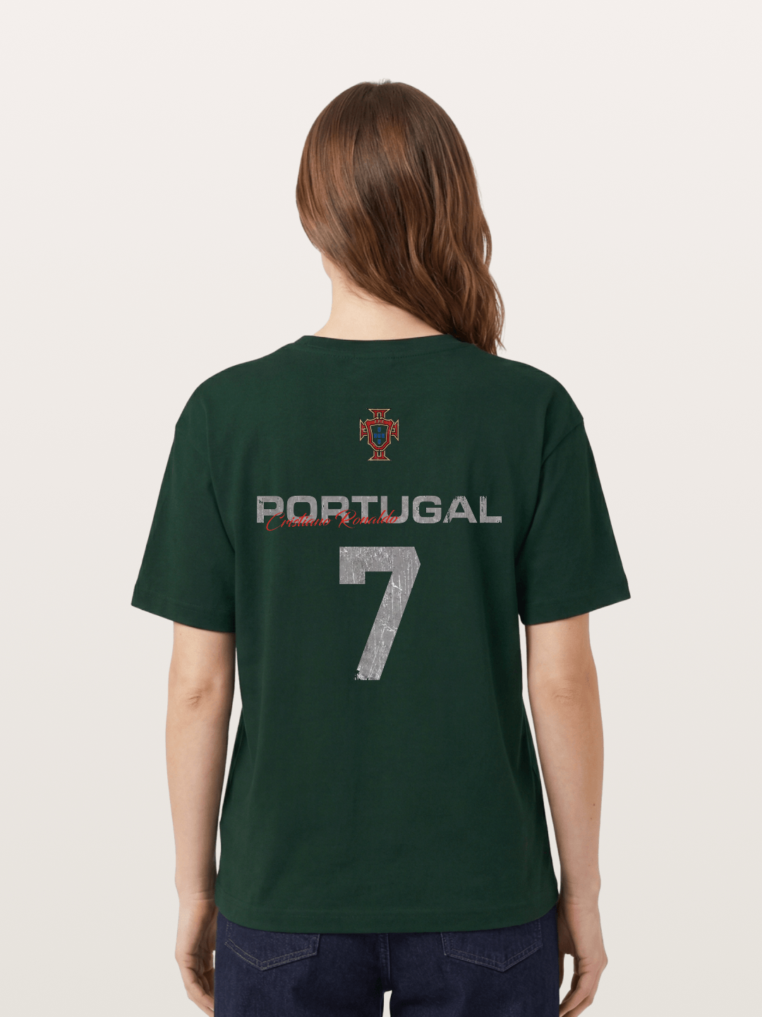 Portugal Ronaldo 7 Jersey Gildan T-shirt