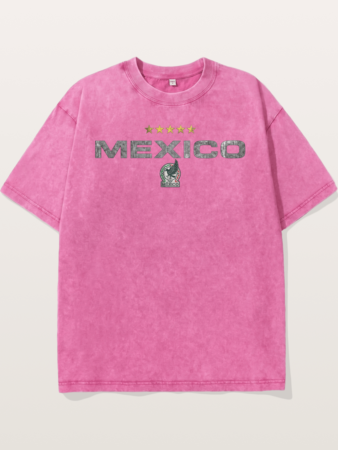 Mexico Football Retro Logo Washed T-shirt