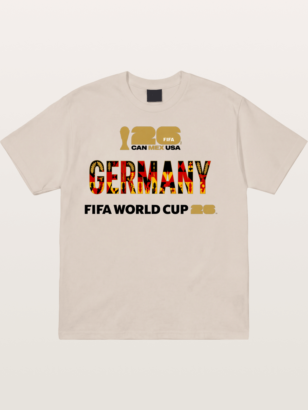 Germany 2026 World Cup Typo Cotton T-shirt