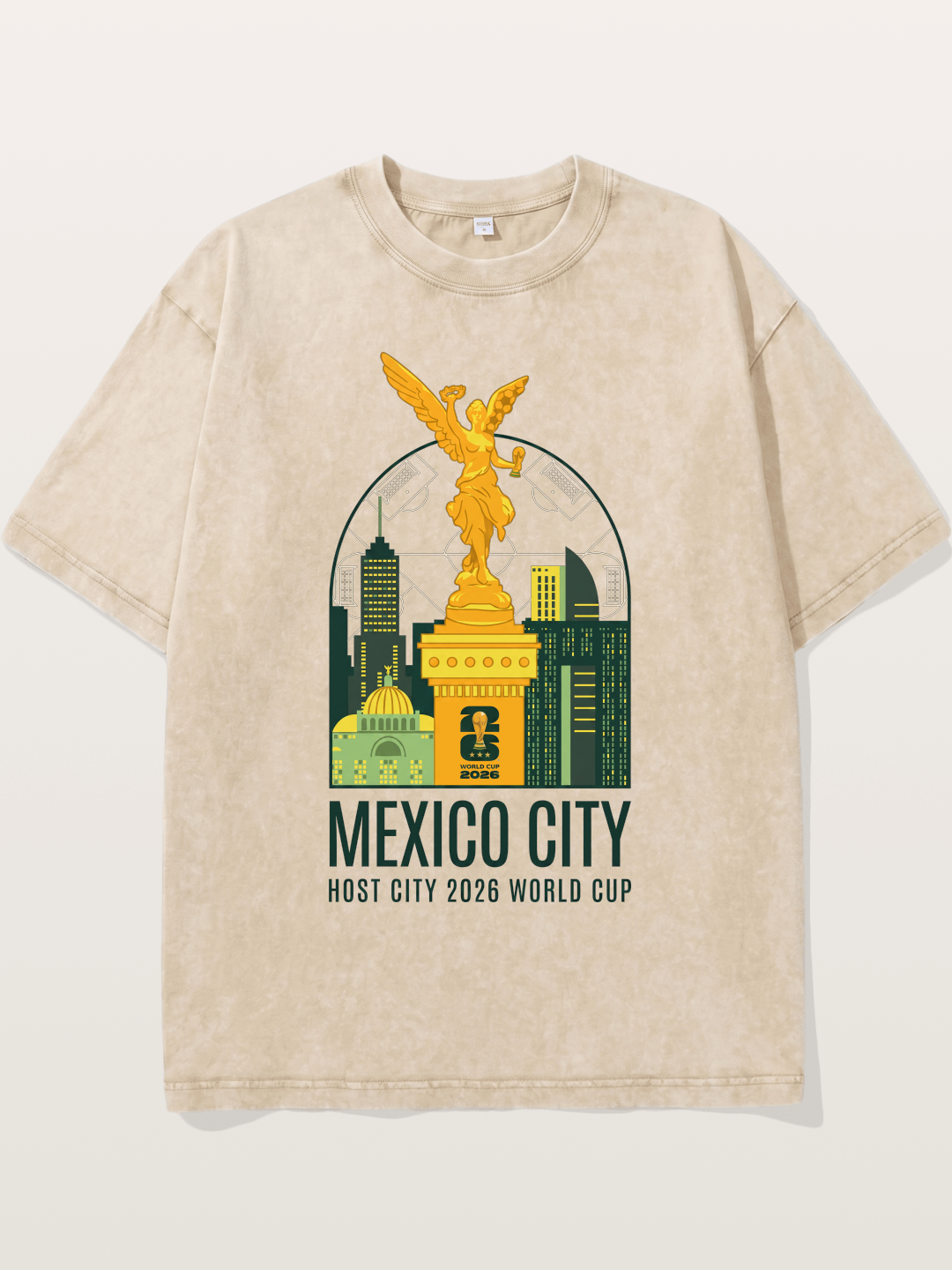 Mexico City 2026 World Cup Washed T-shirt