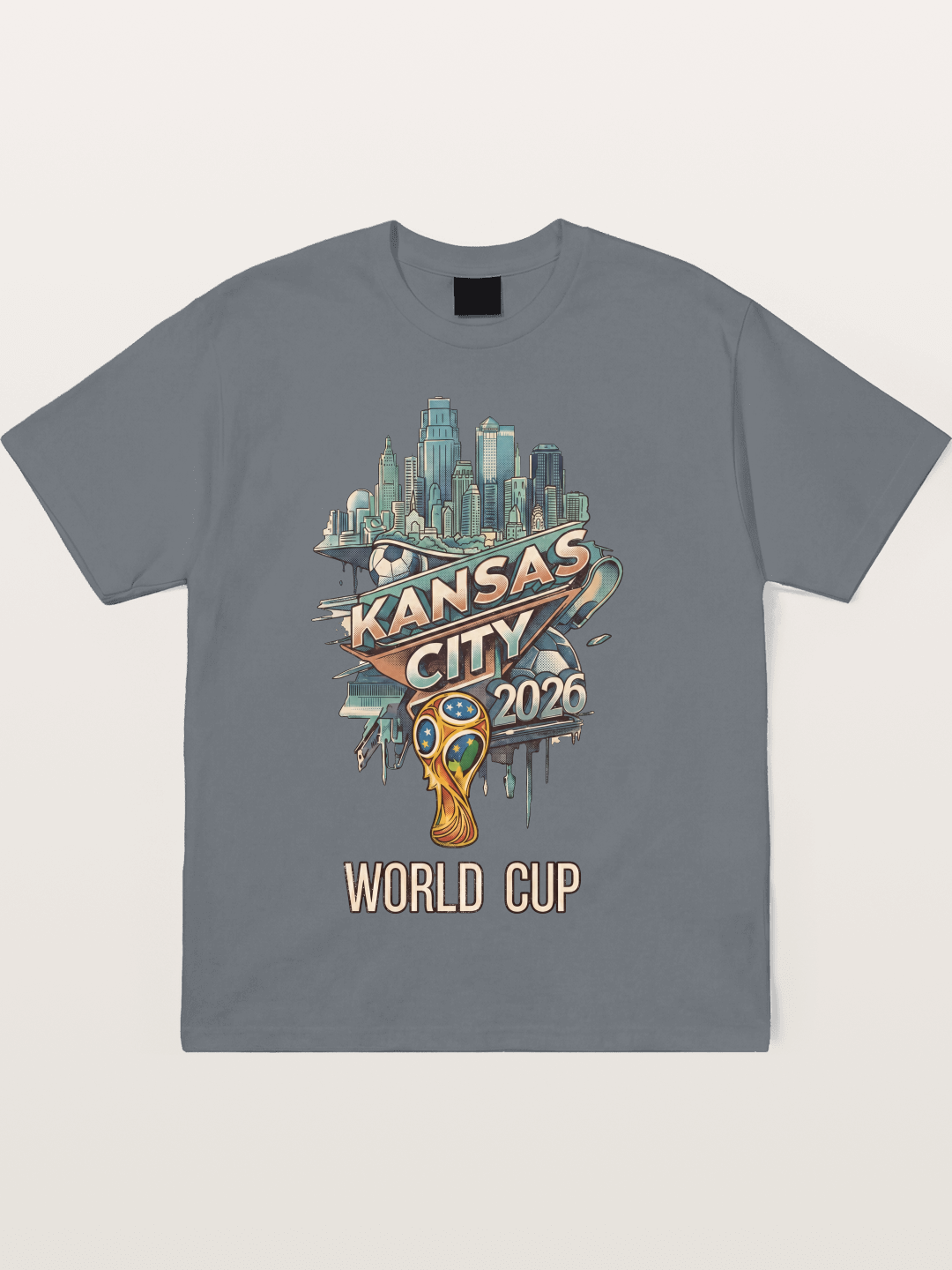 KC World Cup 2026 Emblem Cotton T-shirt