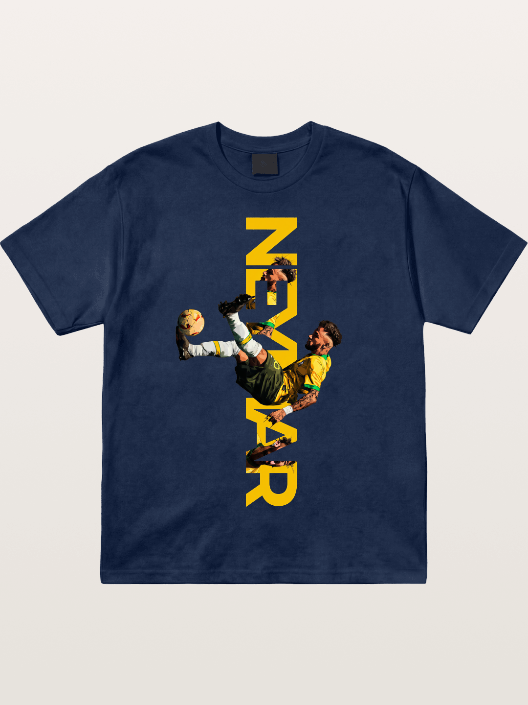 Neymar Brazil Bicycle Kick Cotton T-shirt