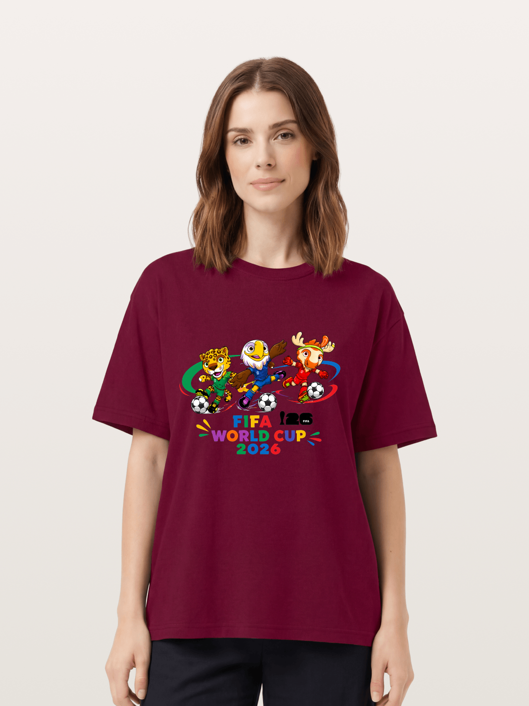 2026 World Cup Mascots Art Gildan T-shirt