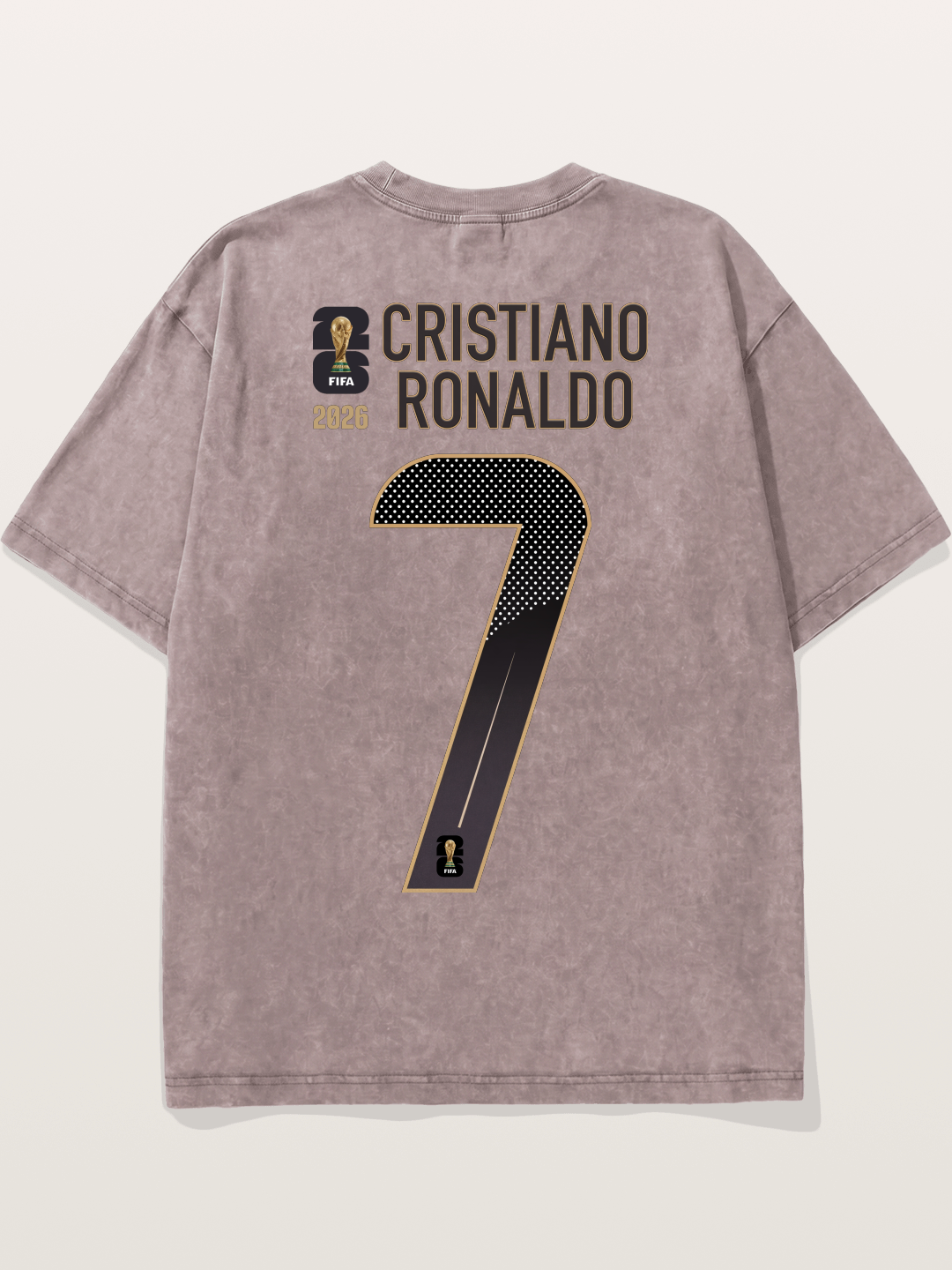 Portugal 7 Ronaldo 2026 WC Washed T-shirt