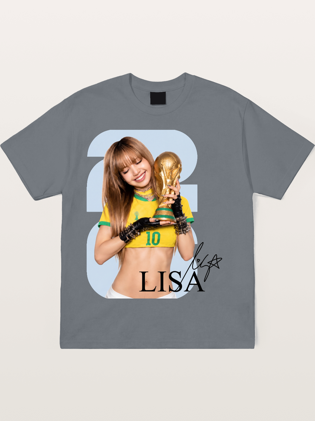 Lisa WC Trophy Portrait Cotton T-shirt