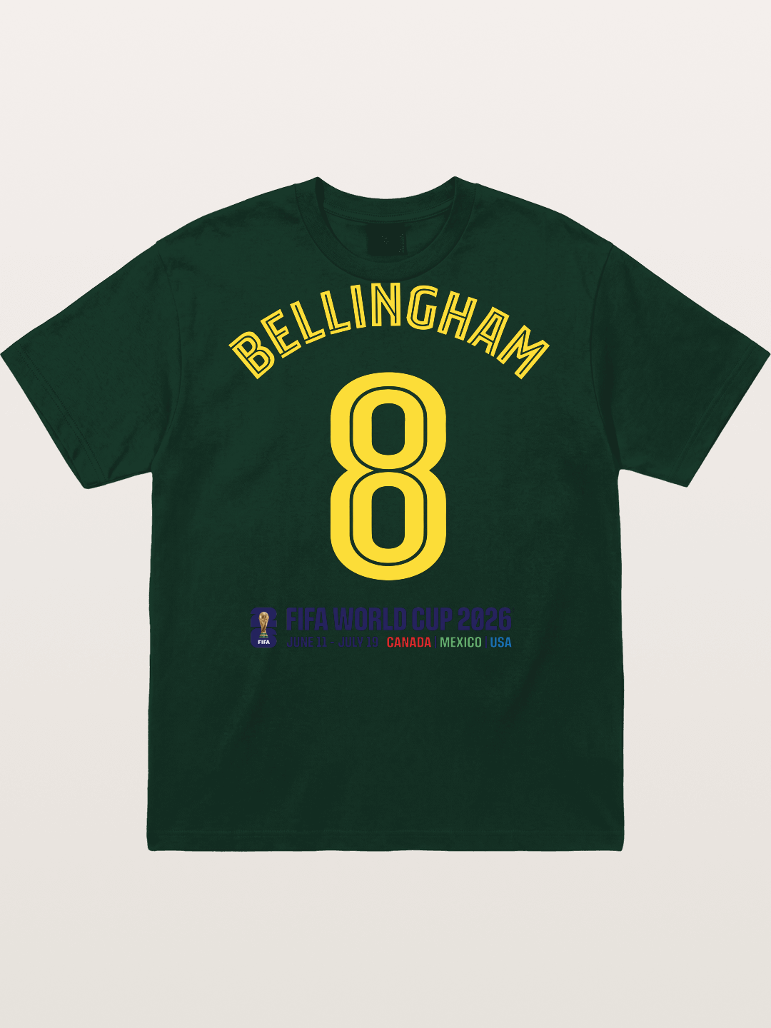 Bellingham 8 World Cup 2026 Gildan T-shirt