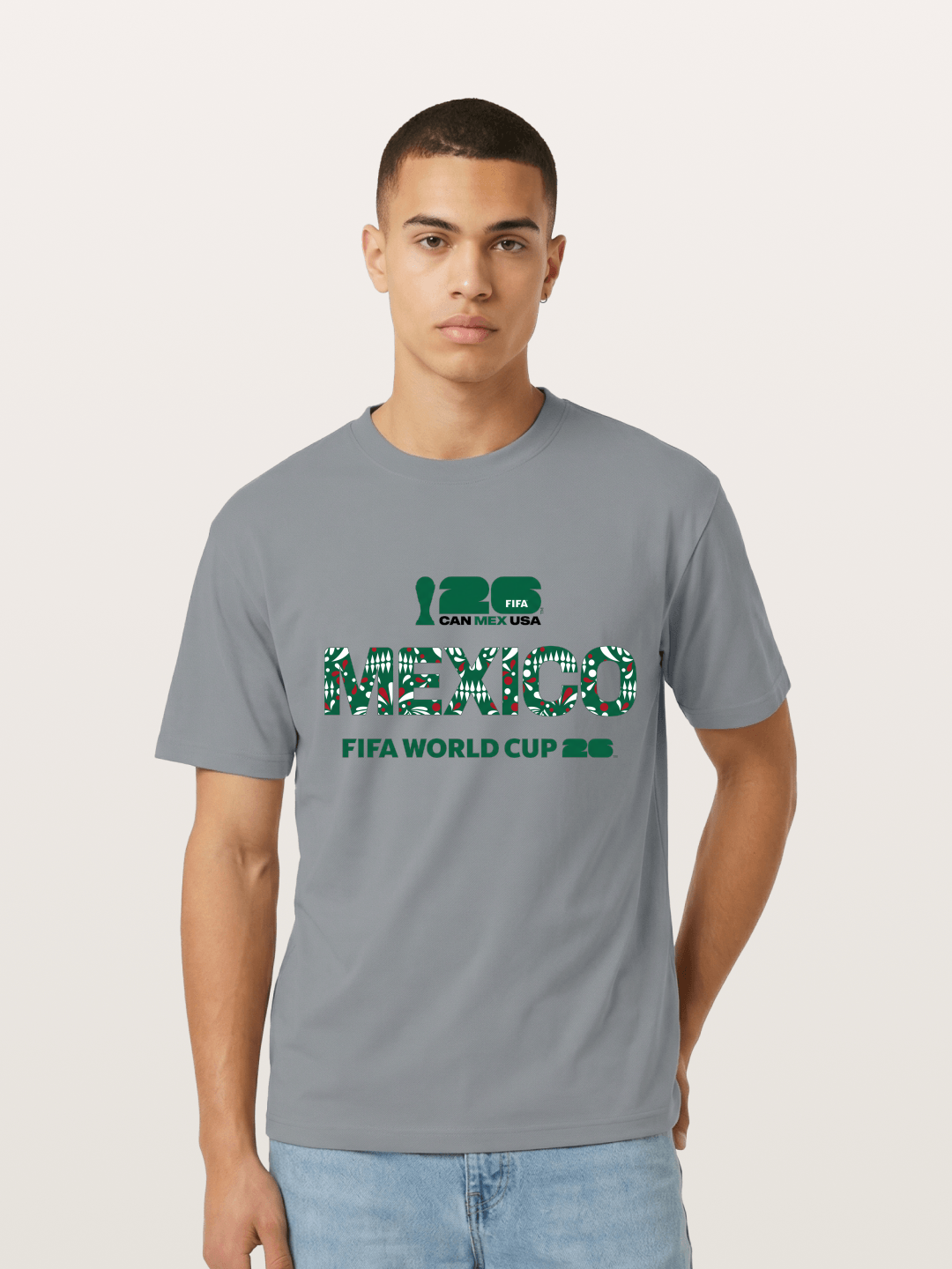 Mexico 2026 Pattern Typography Gildan T-shirt