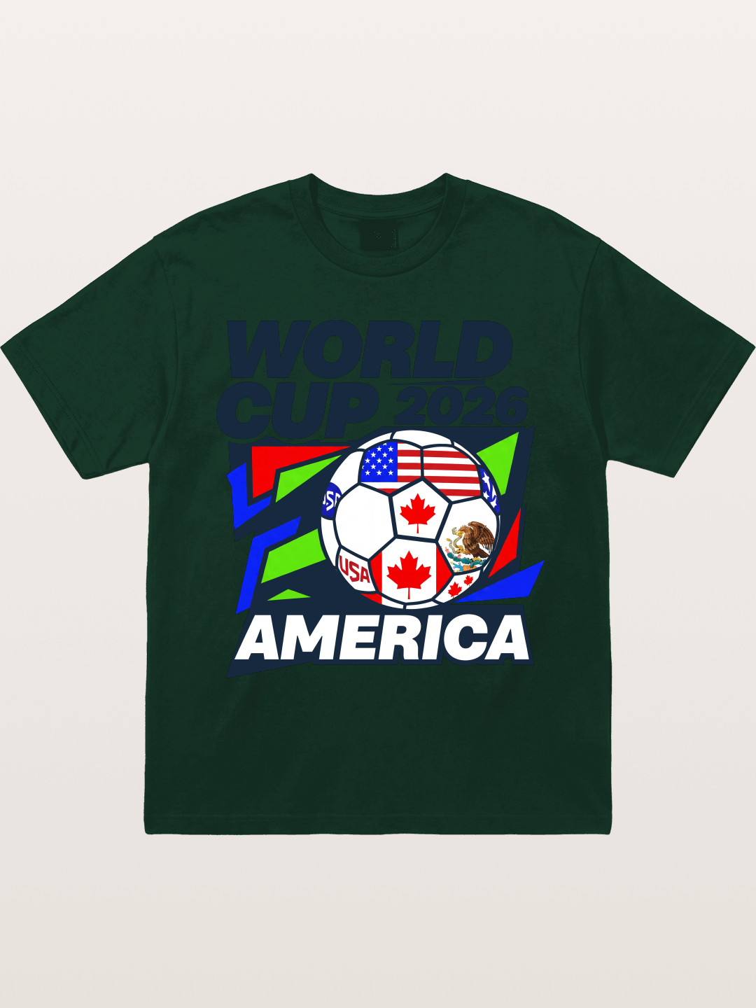 World Cup 2026 America Geometric Gildan T-shirt