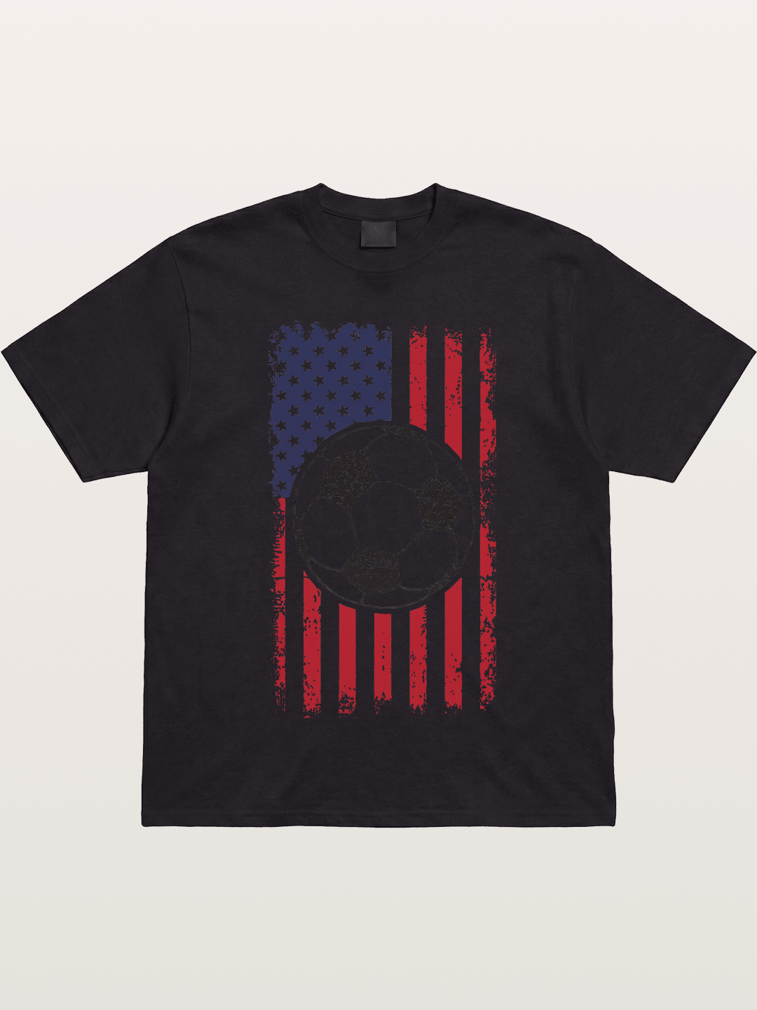 USA Flag Soccer Ball 2026 Vintage Gildan T-shirt
