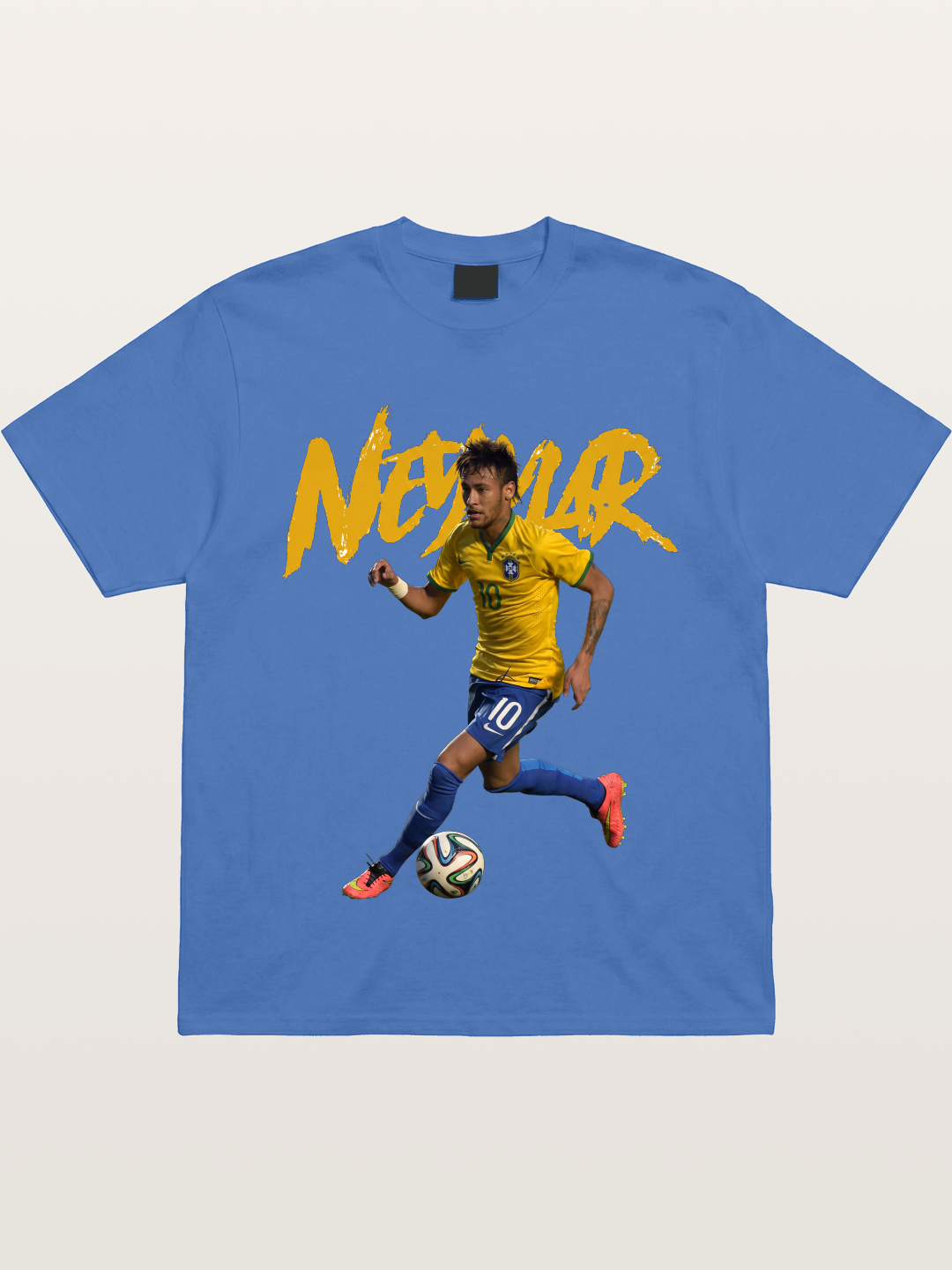 Neymar Brazil Brushstroke Art Gildan T-shirt