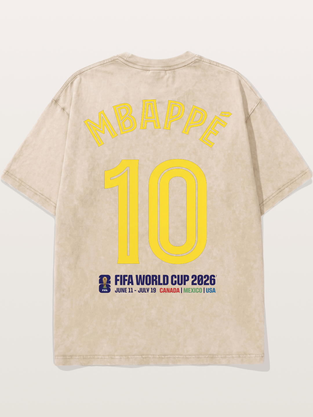 Mbappé 10 World Cup 2026 Washed T-shirt