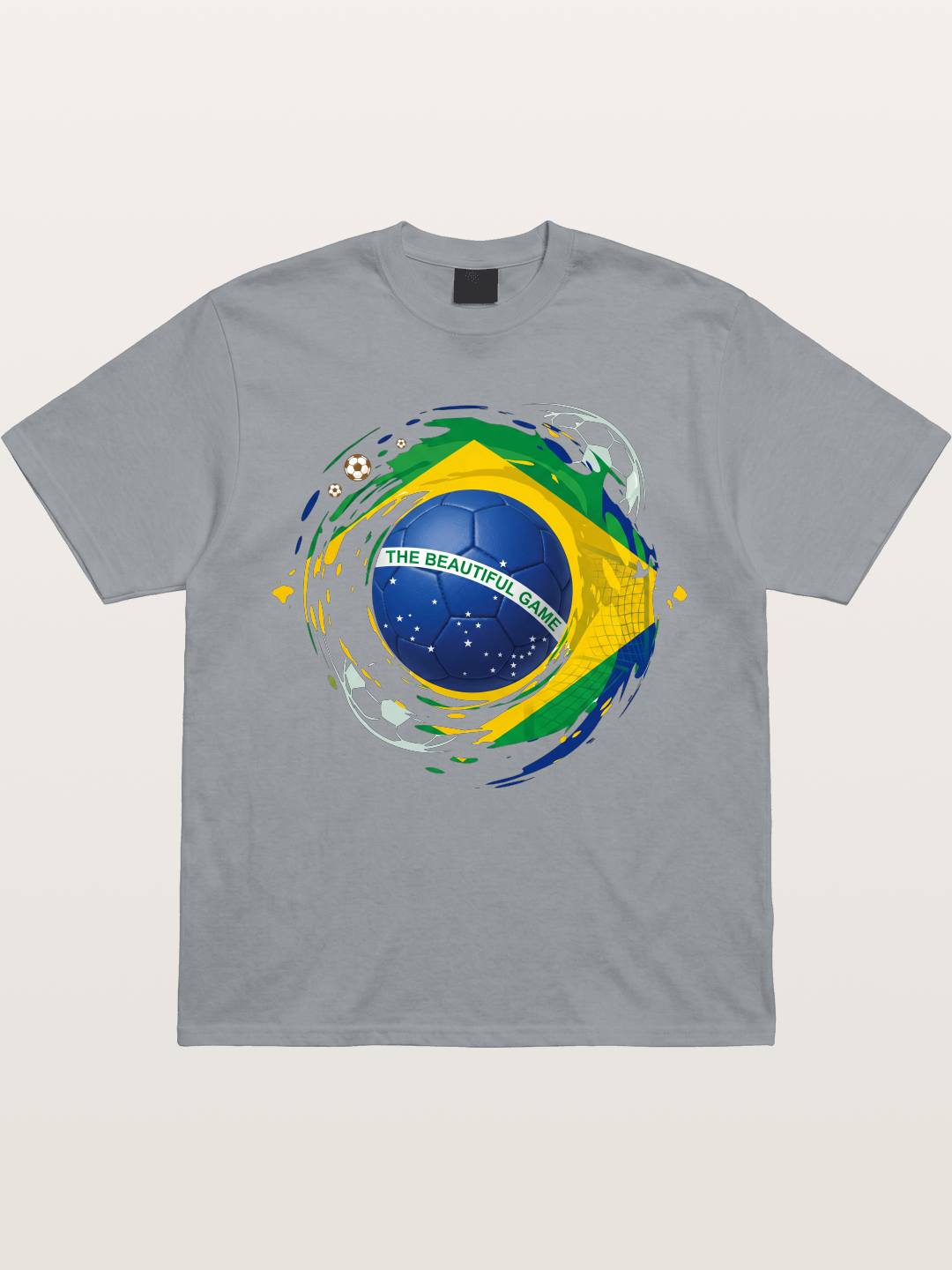 The Beautiful Game Brazil Print Gildan T-shirt