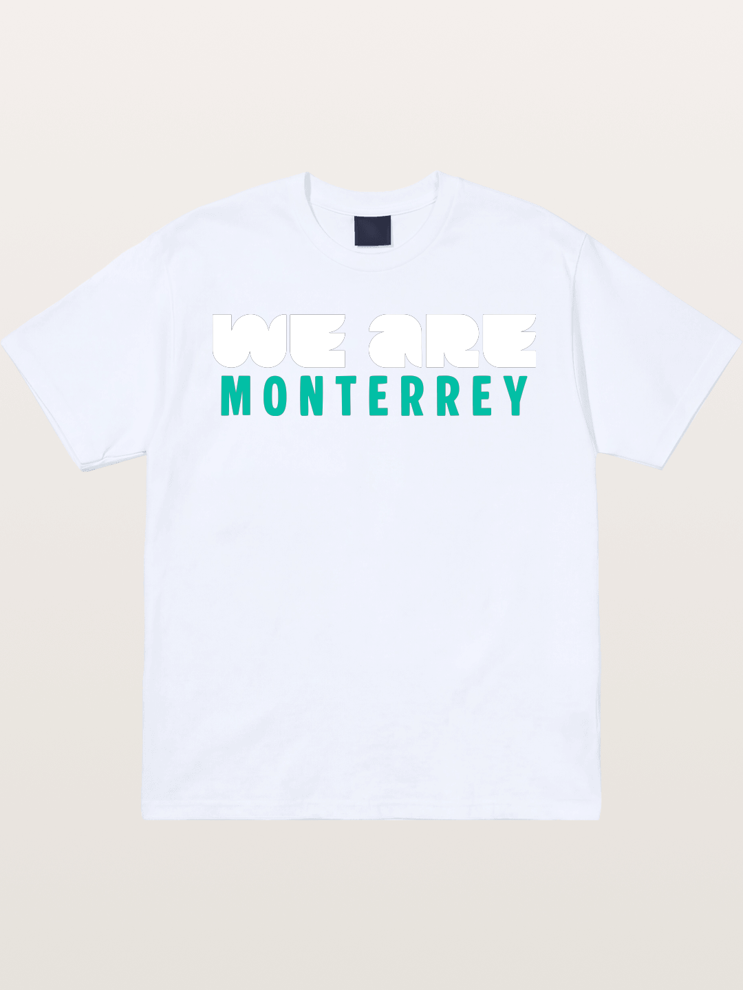 Monterrey Teal Bold Sticker Gildan T-shirt