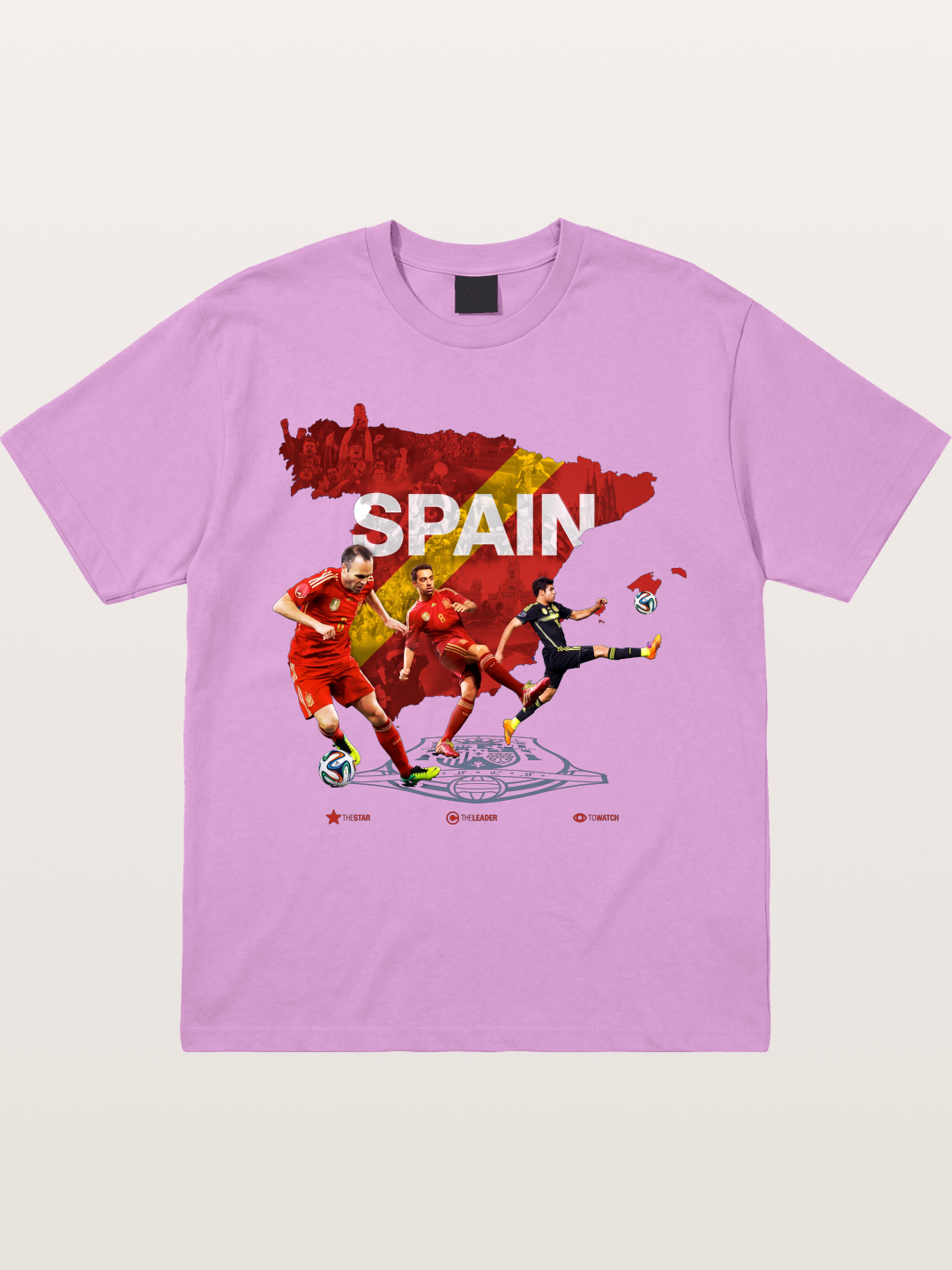 Spain National Team Players Collage Gildan T-shirt