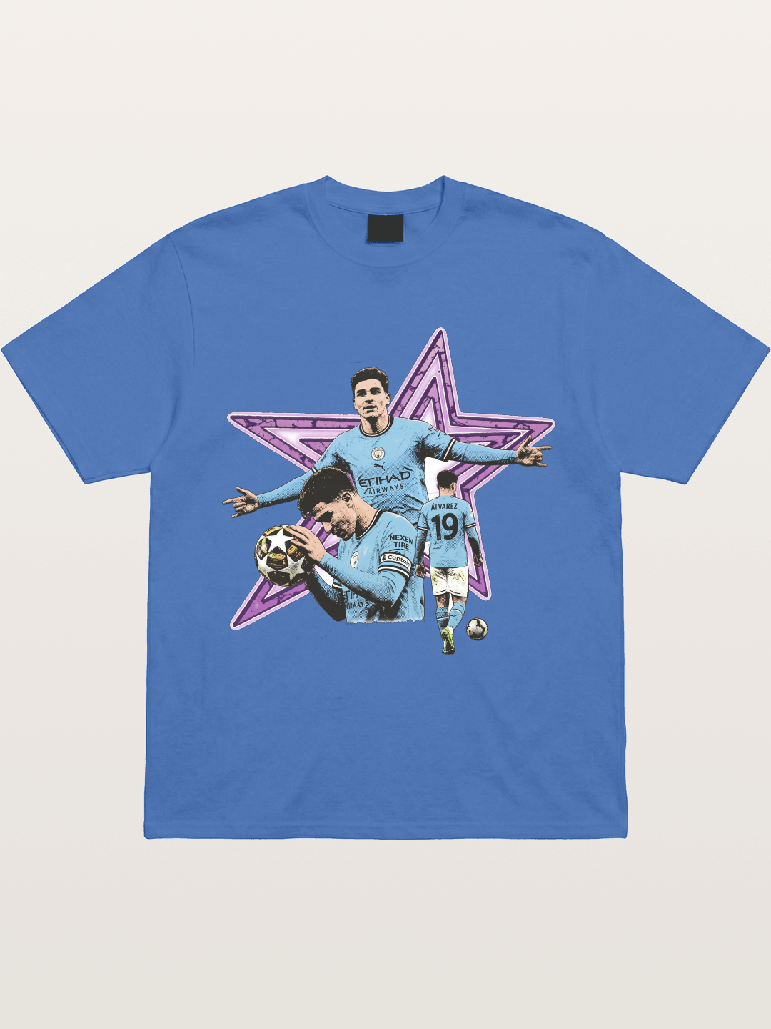 Manchester City Star Collage Gildan T-shirt