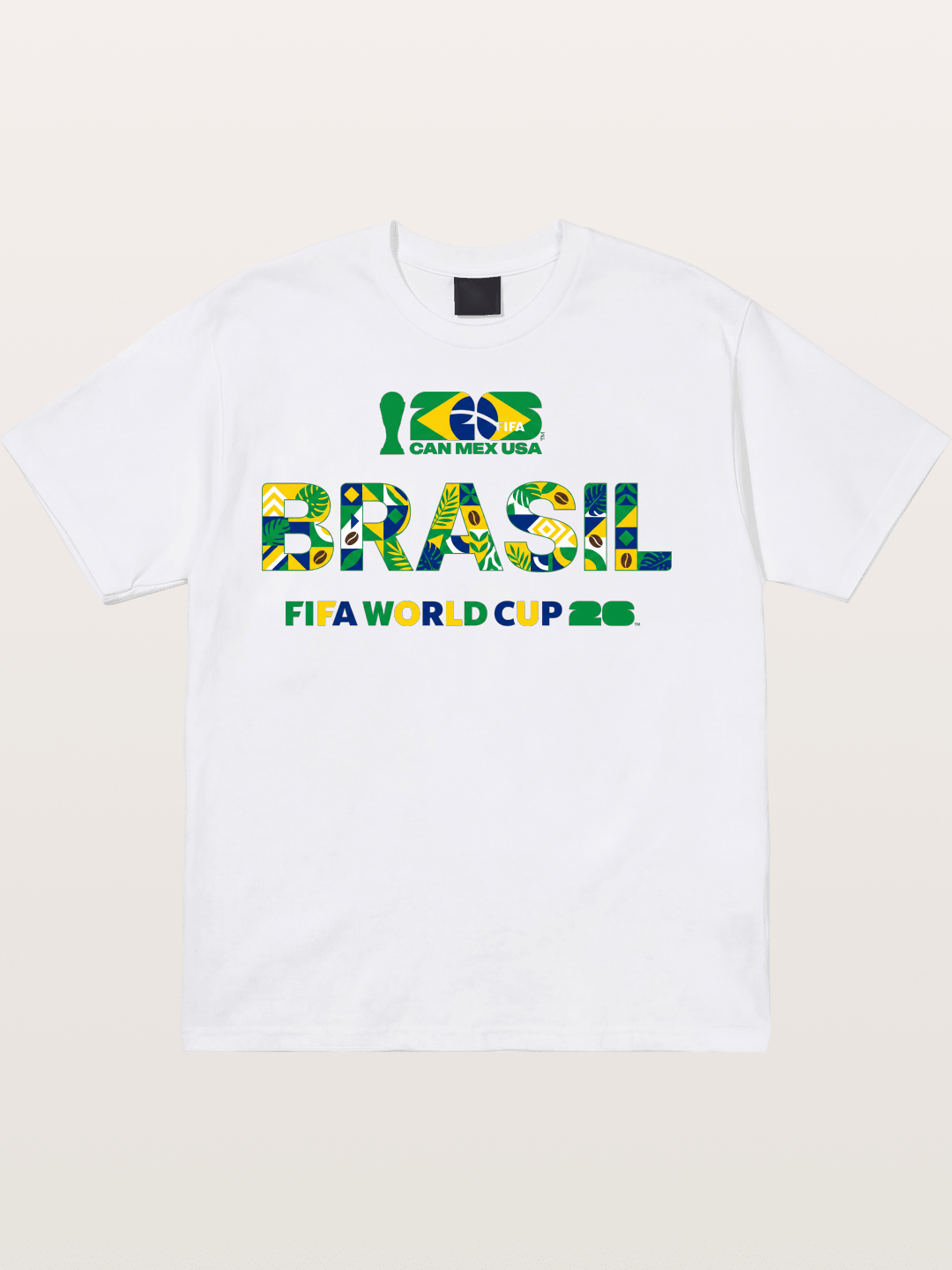 Brasil 2026 Tropical Graphic Cotton T-shirt