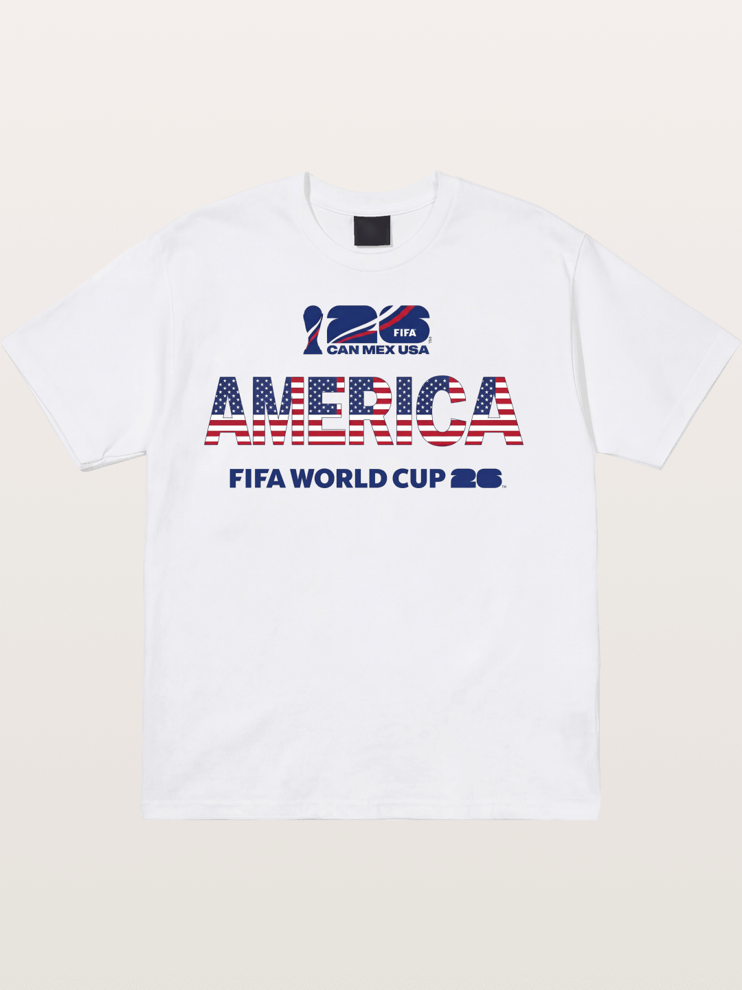 2026 World Cup MEXUSA Flag Art Cotton T-shirt