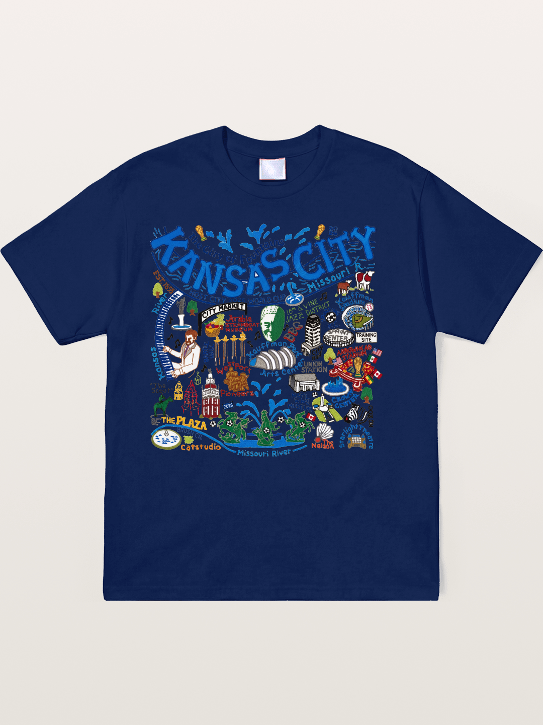 Kansas City World Cup Graphic Soft-Stay T-shirt