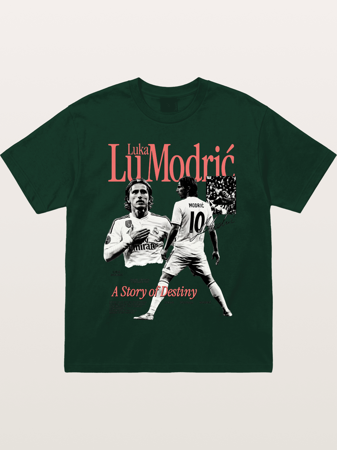 Luka Modric Destiny Story Gildan T-shirt