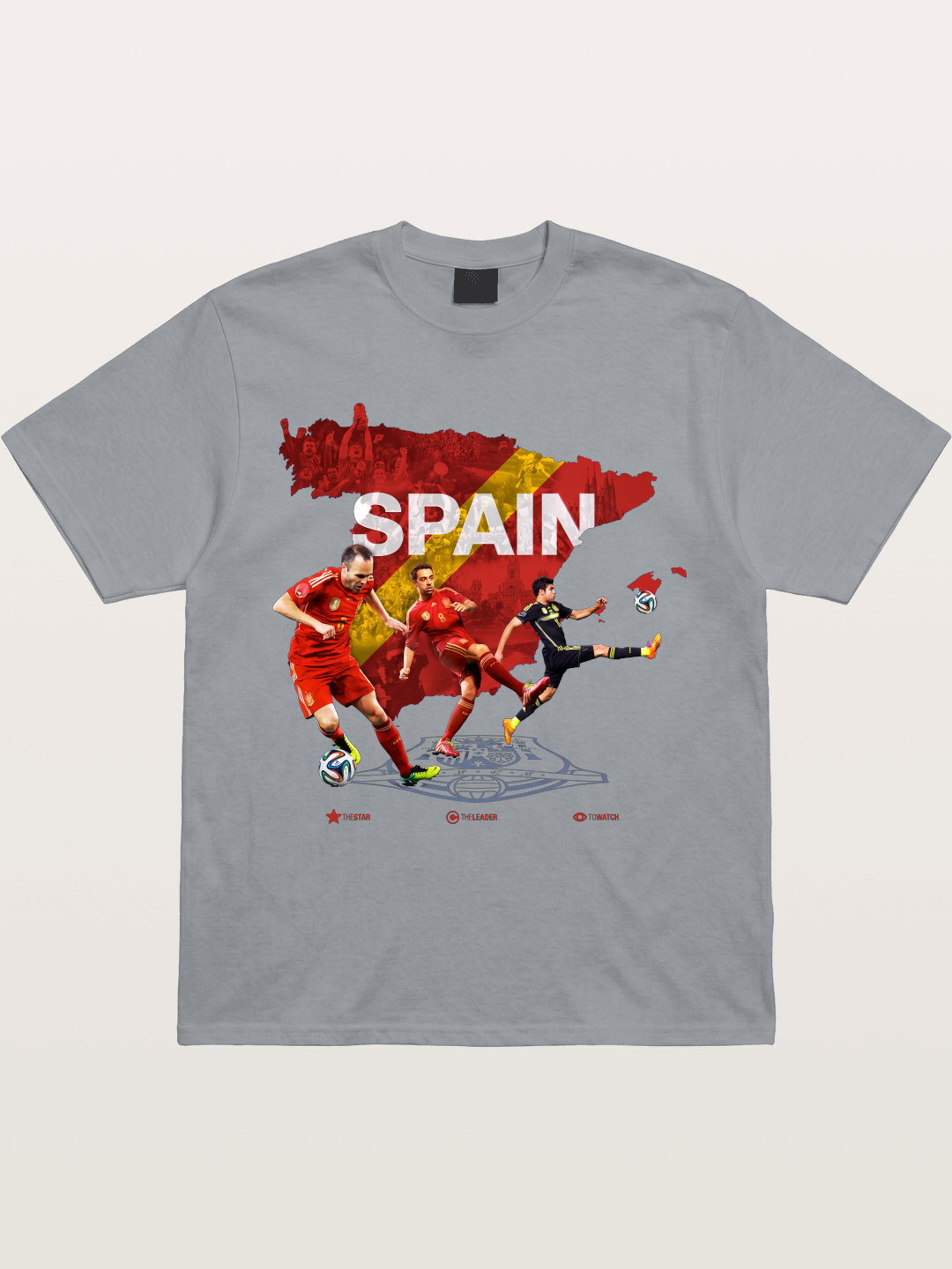 Spain National Team Players Collage Gildan T-shirt