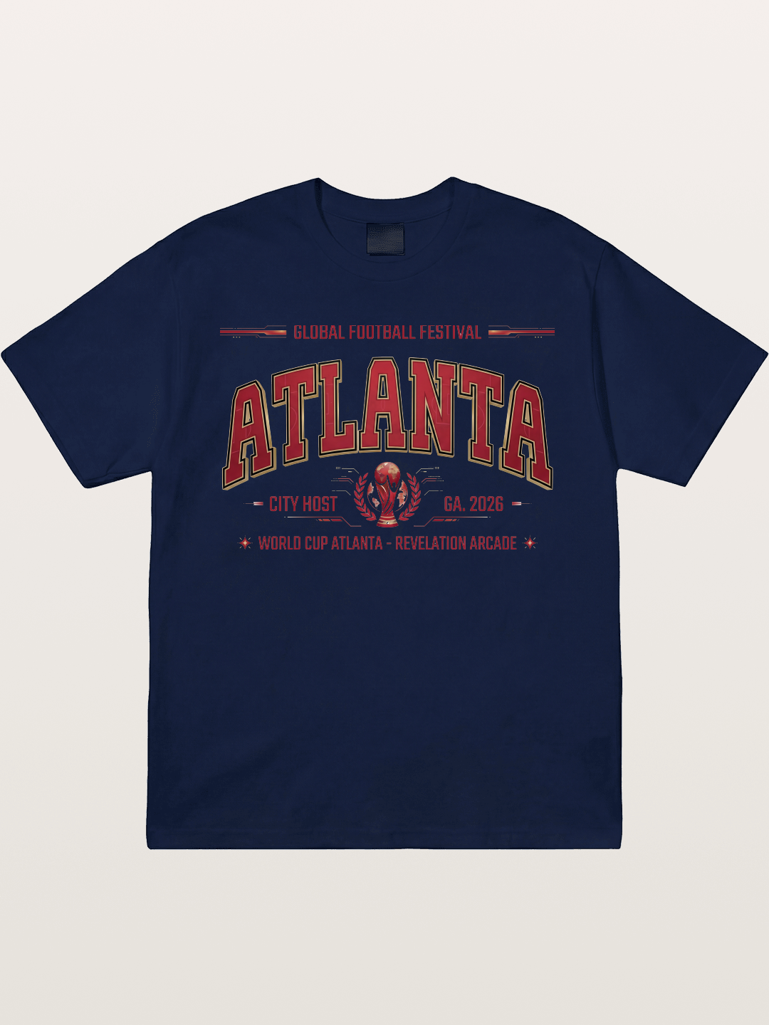 Atlanta 2026 WC Host Sticker Gildan T-shirt