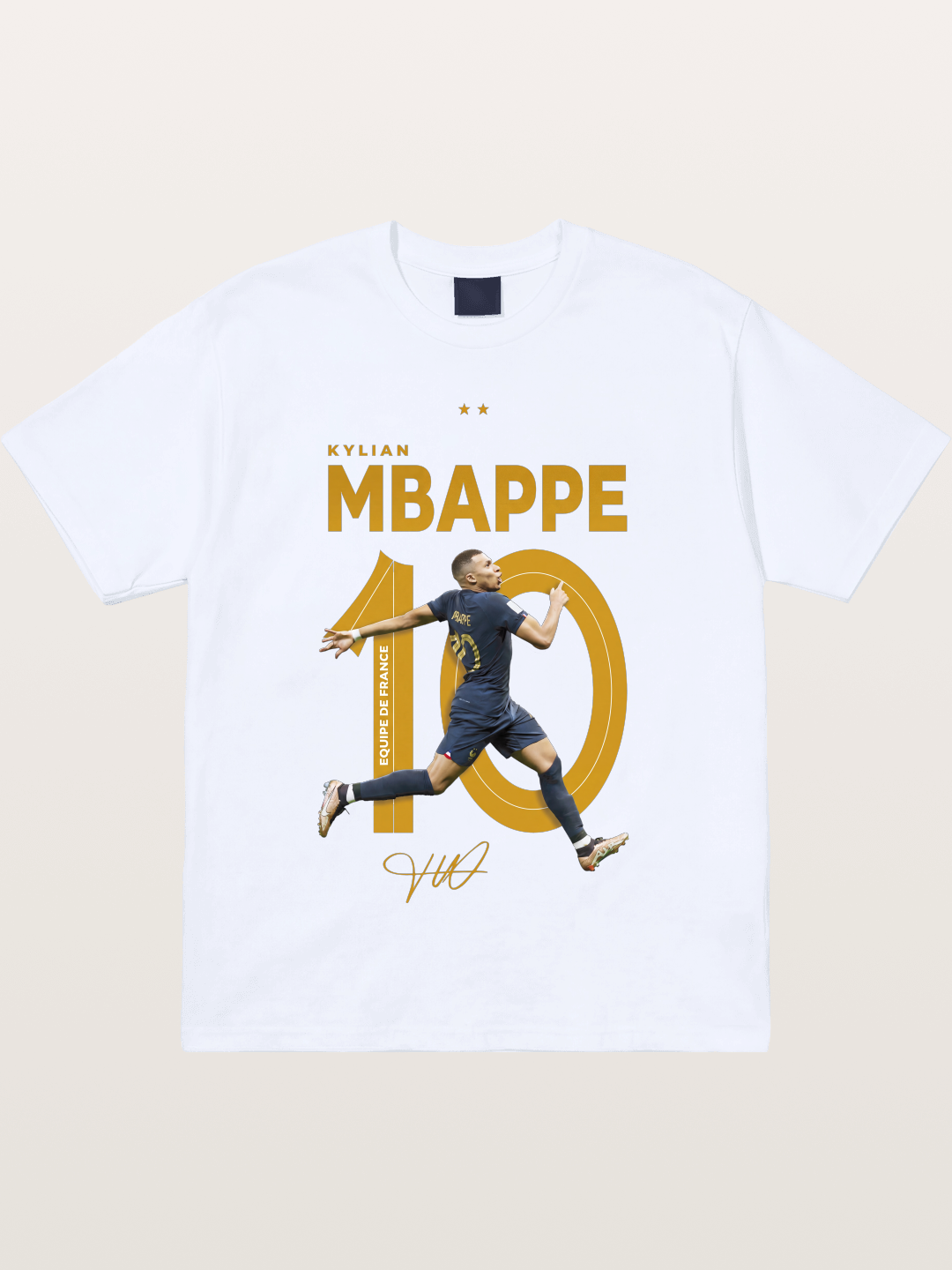 Mbappe France Number 10 Art Gildan T-shirt