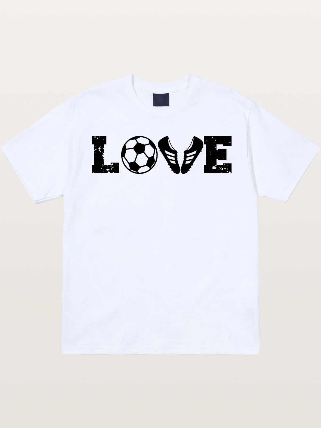 Soccer Love Wordmark With Cleats Gildan T-shirt