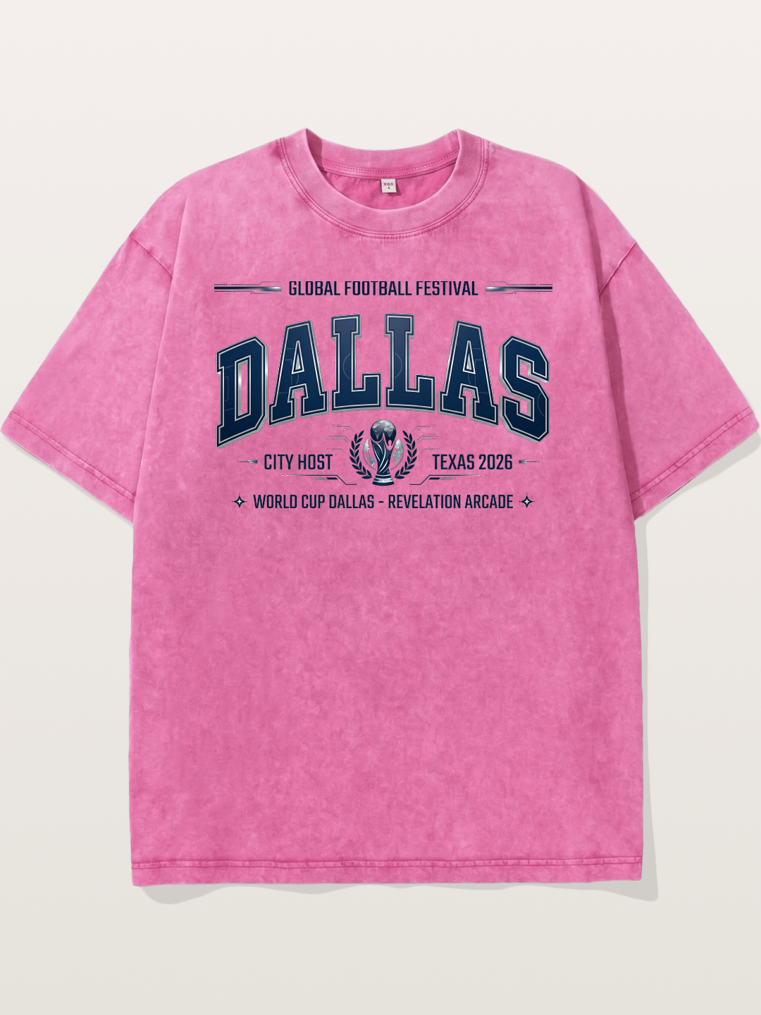 Dallas 2026 World Cup Print Washed T-shirt