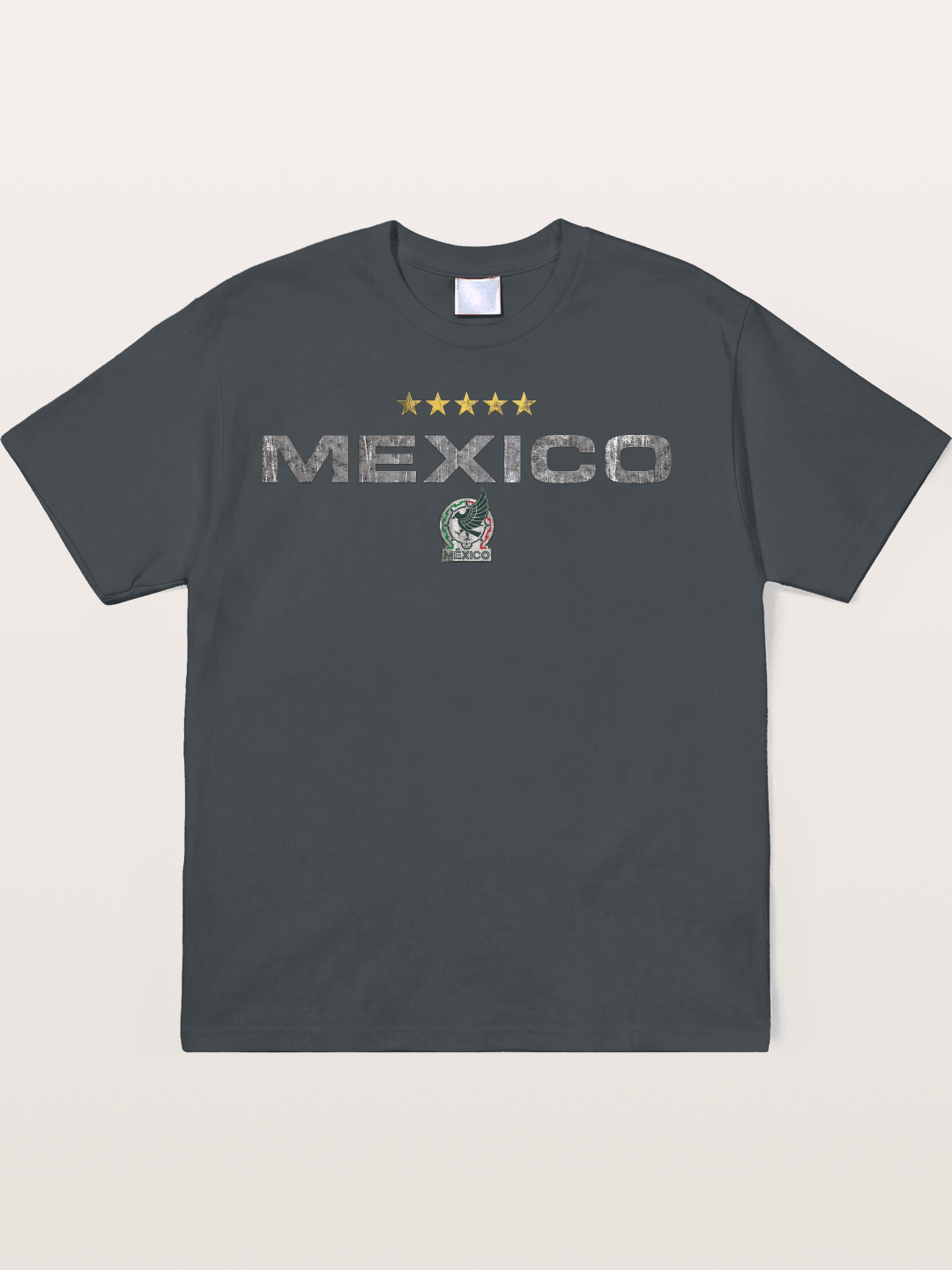 Mexico Football Retro Logo Soft-Stay T-shirt