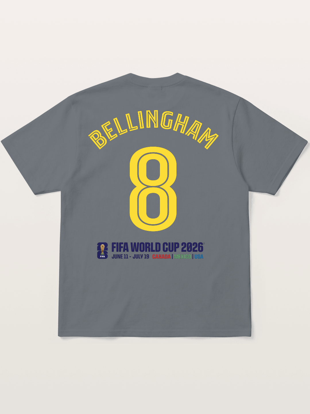 Bellingham 8 World Cup 2026 Cotton T-shirt