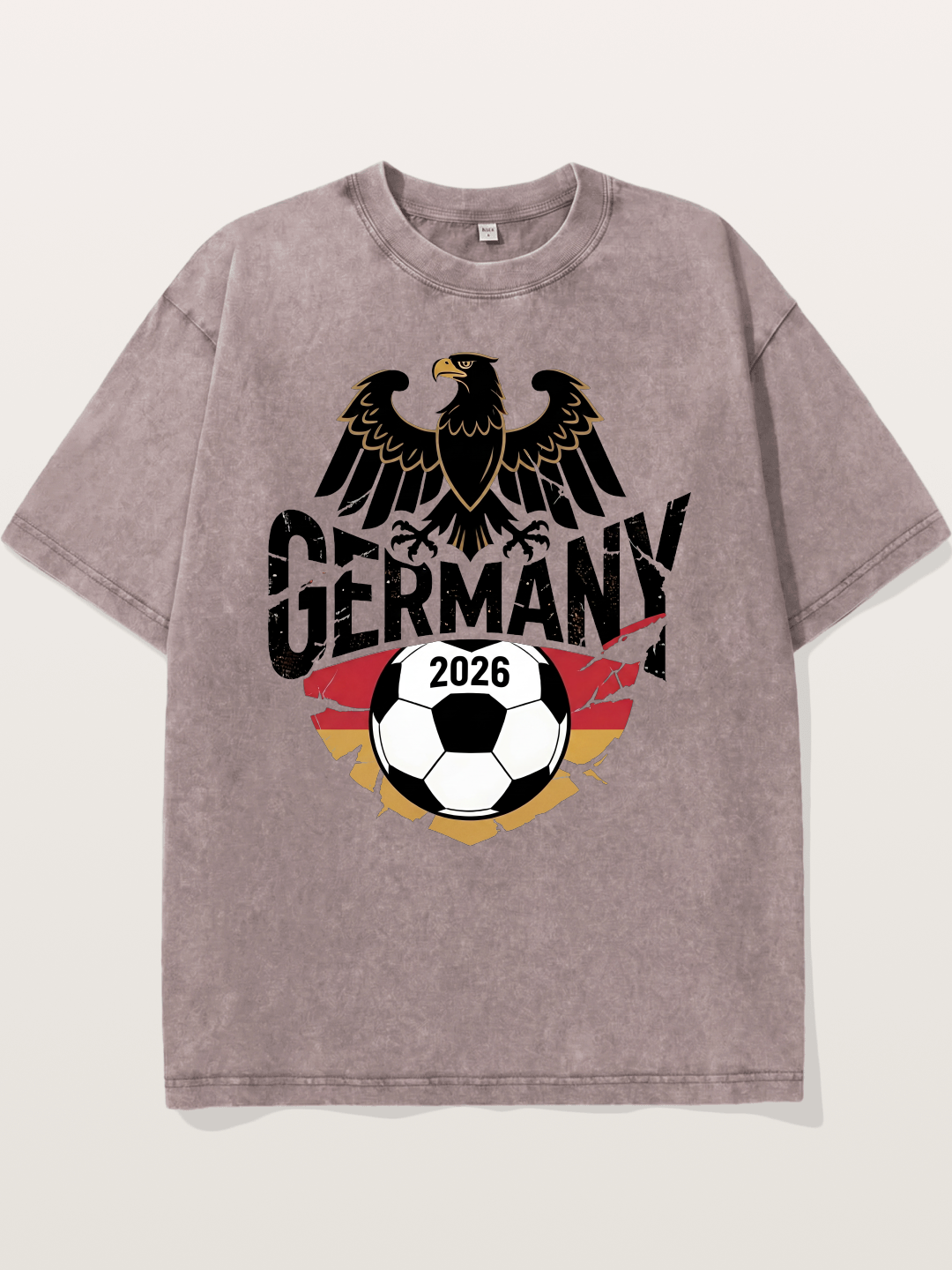 Germany 2026 Eagle Soccer Crest Washed T-shirt