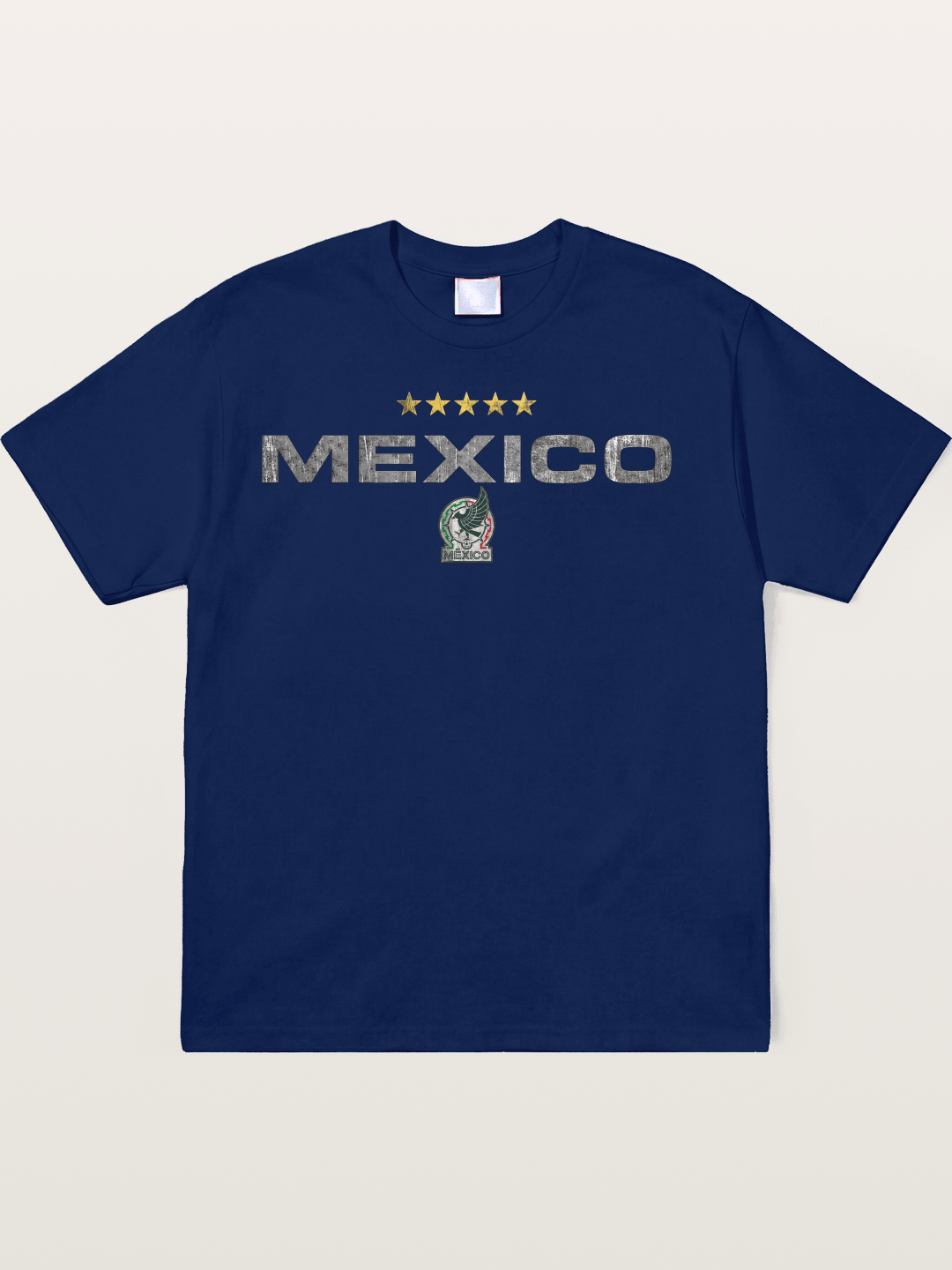 Mexico Football Retro Logo Soft-Stay T-shirt