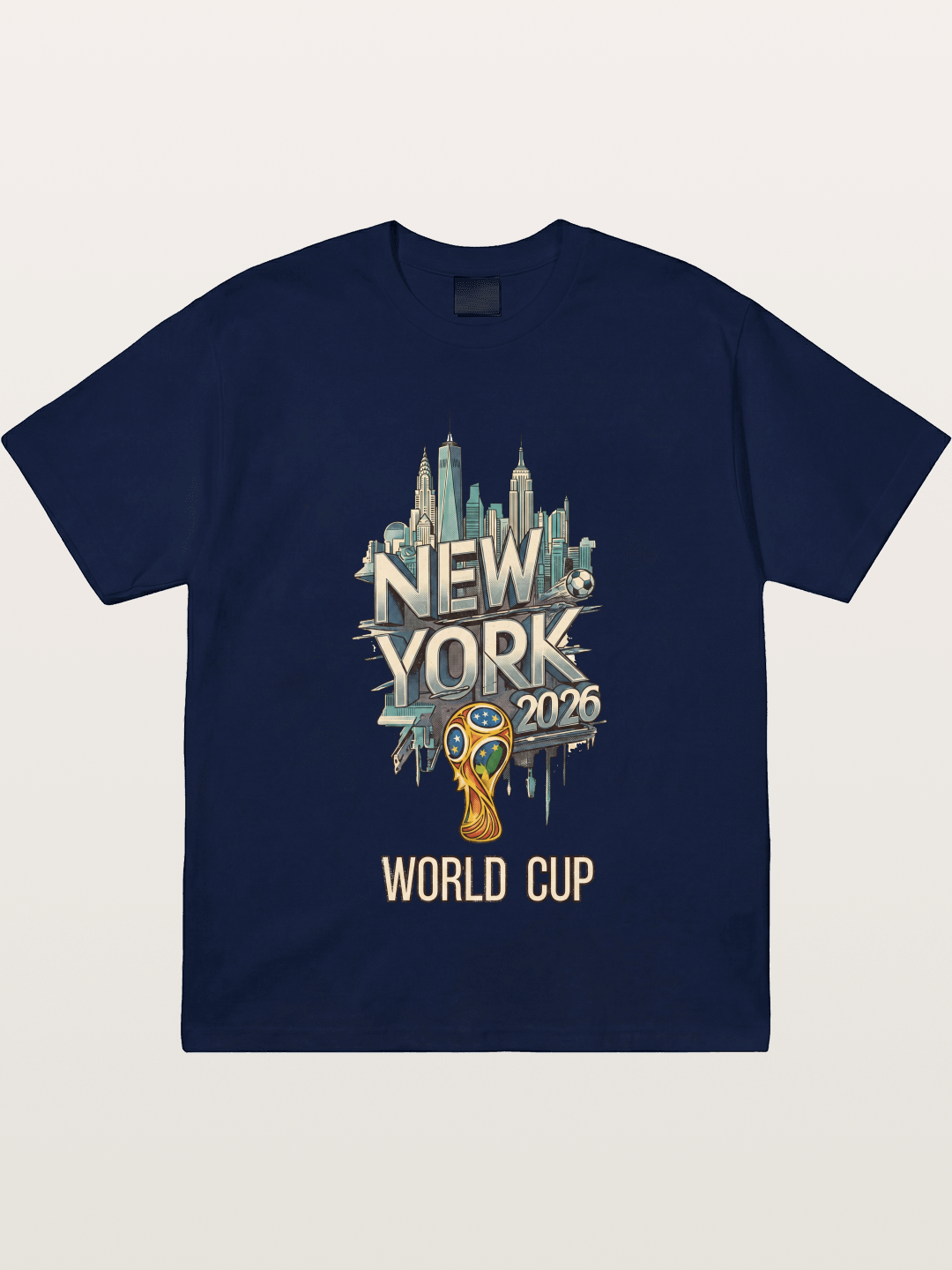NYC World Cup 2026 Emblem Gildan T-shirt