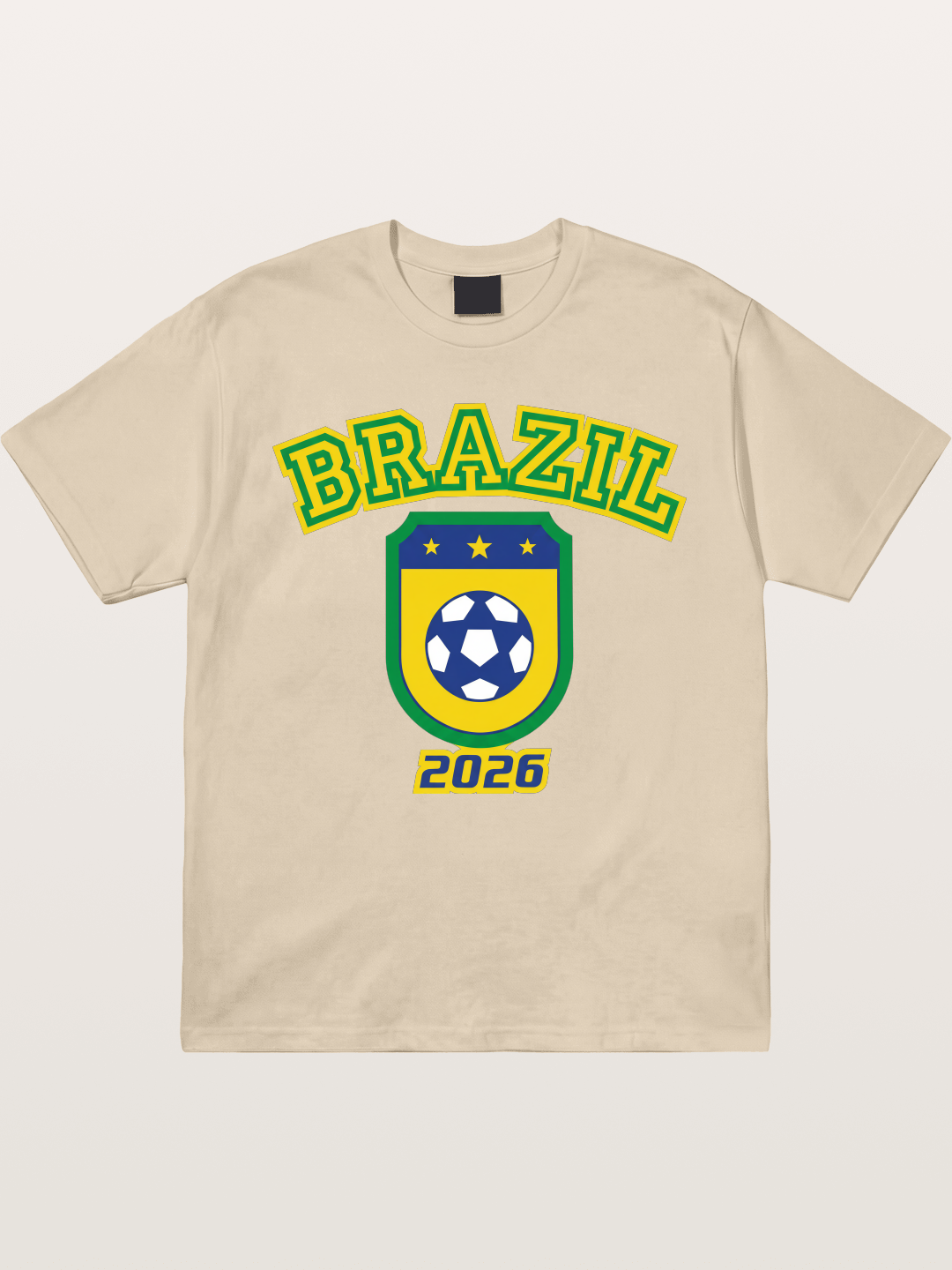 Brazil 2026 World Cup Crest Gildan T-shirt