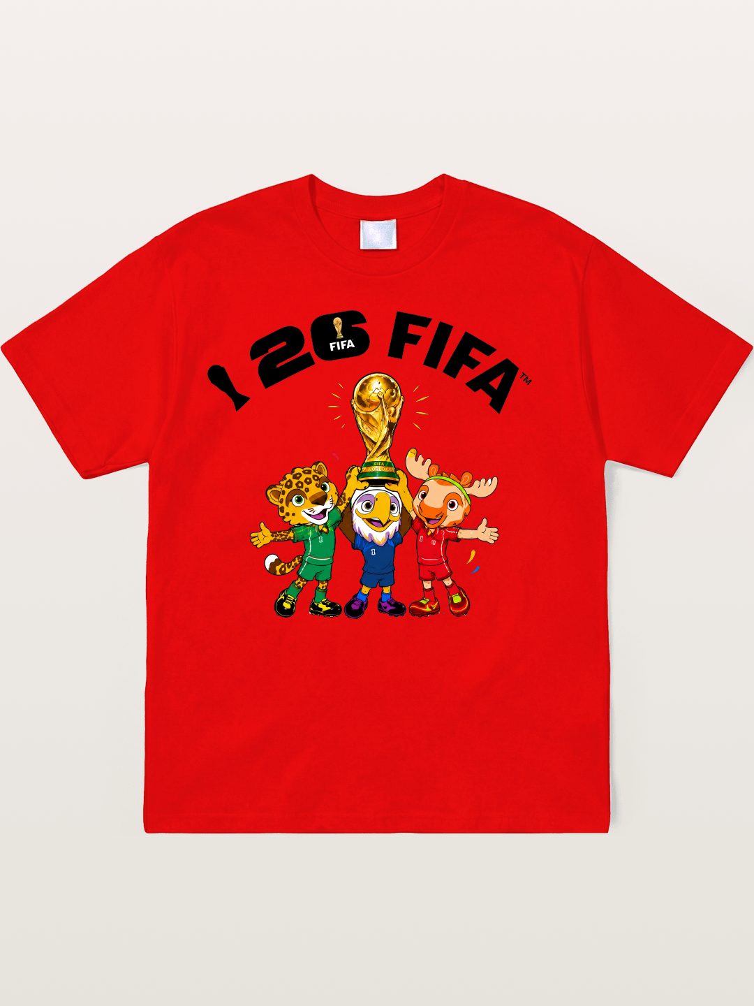 2026 FIFA Mascots Trophy Graphic Soft-Stay T-shirt