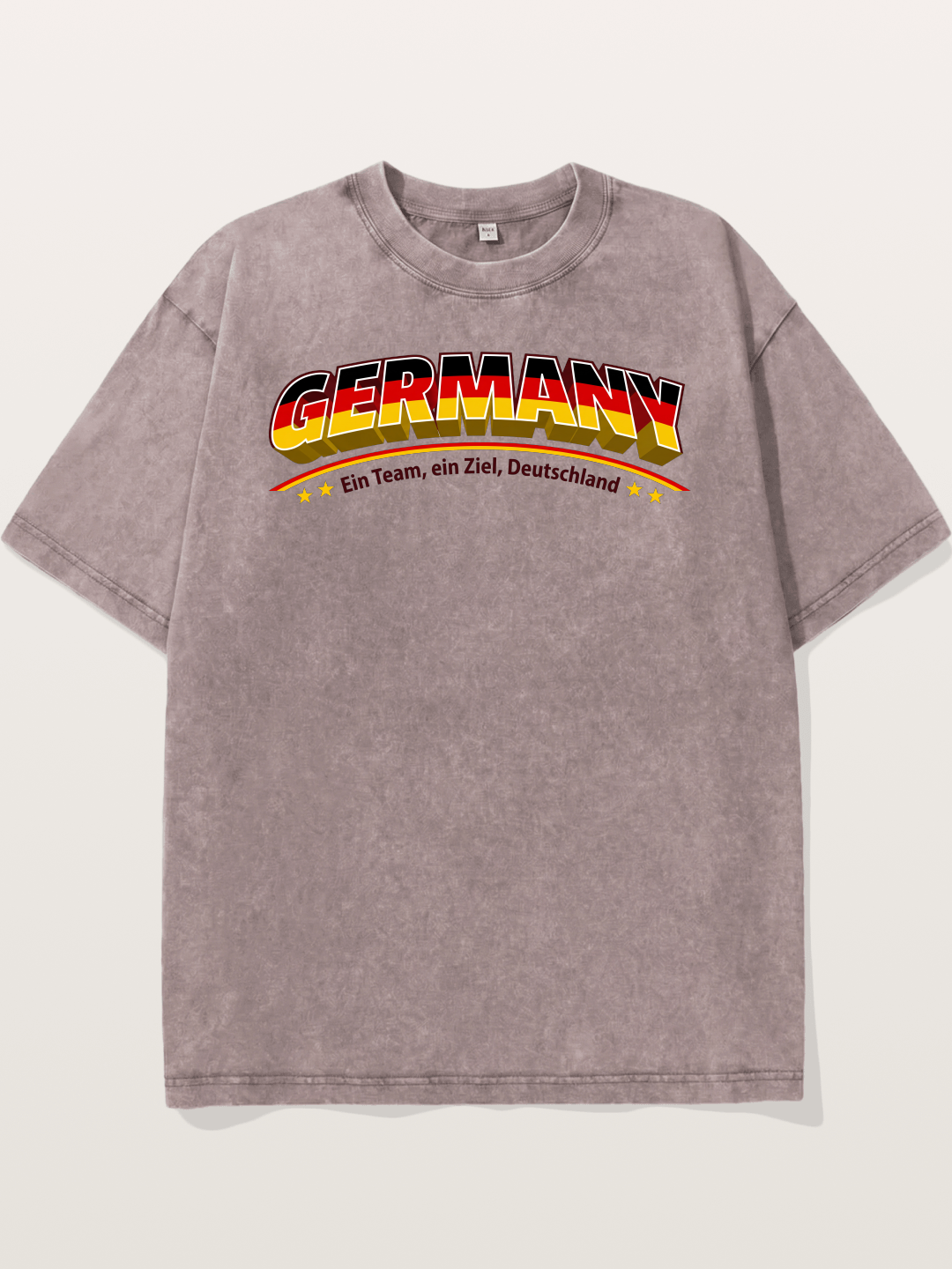 Germany Retro Team Logo WC Washed T-shirt