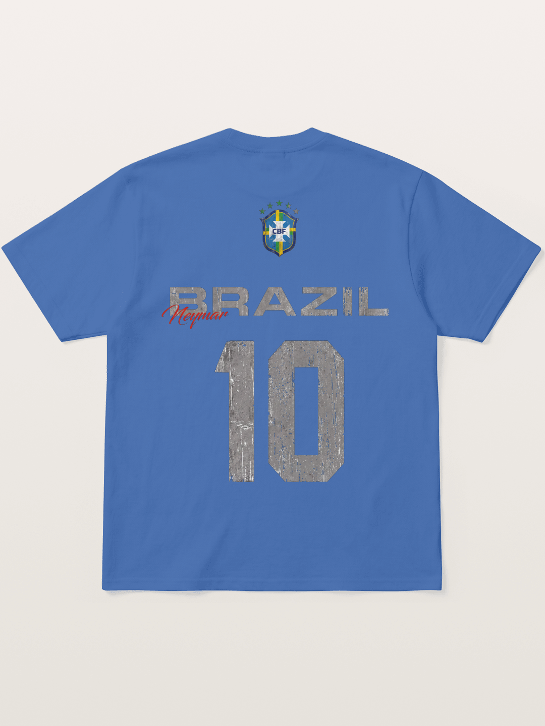 Brazil Neymar 10 Vintage Gildan T-shirt