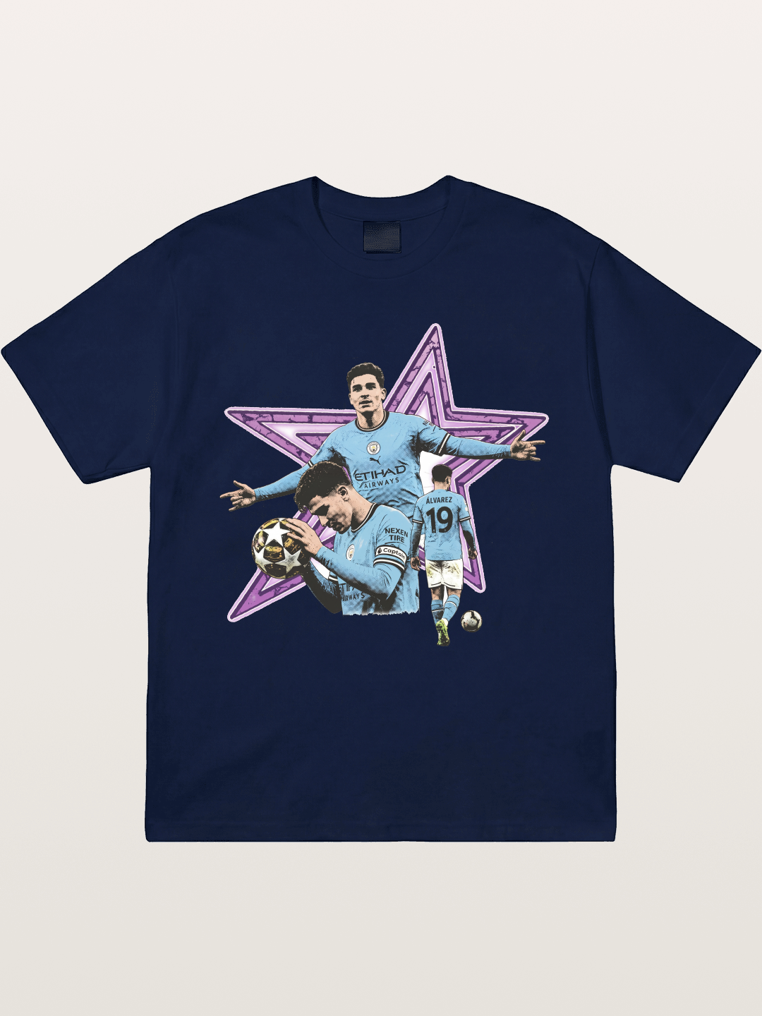 Manchester City Star Collage Gildan T-shirt