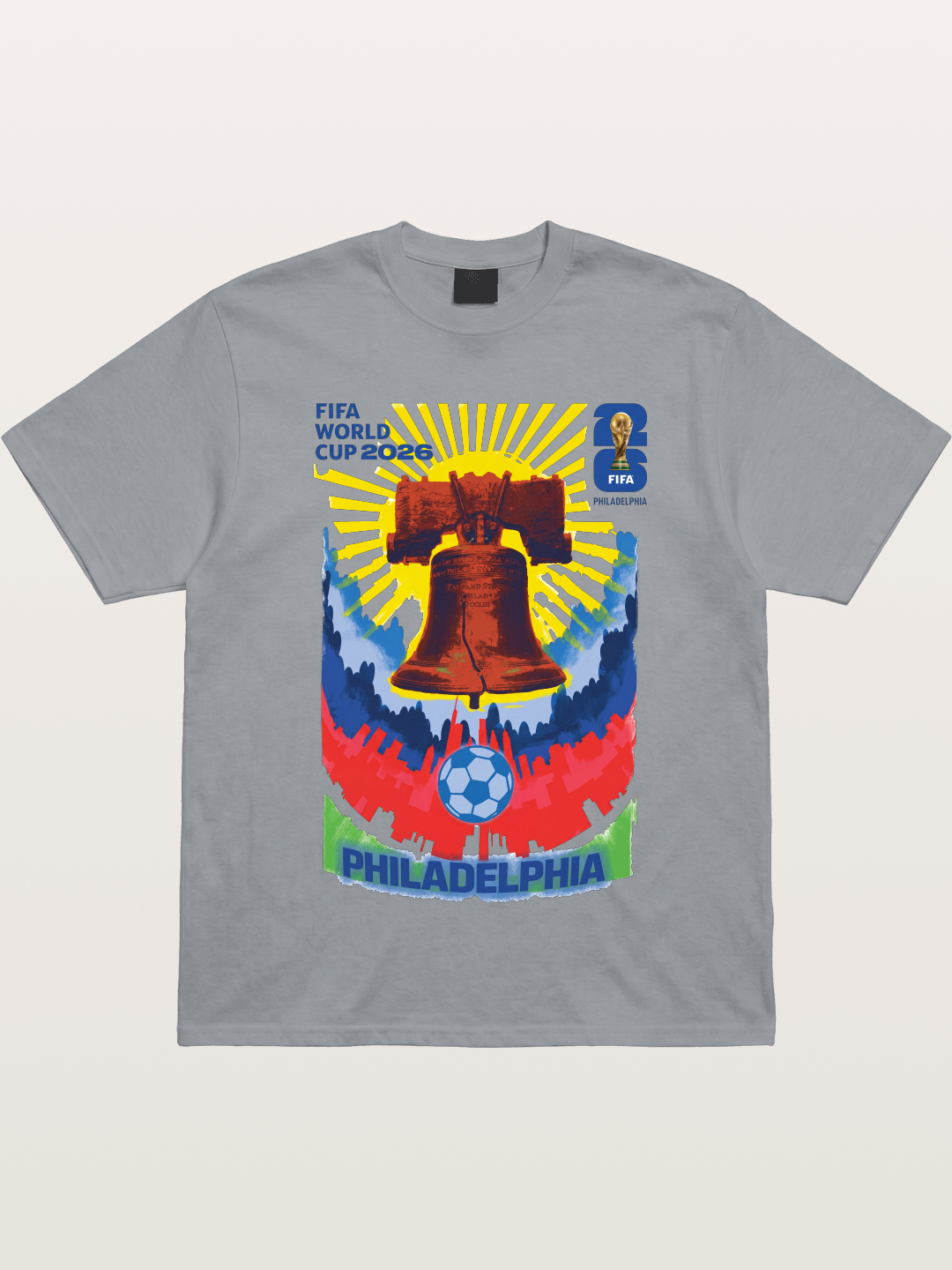 Philadelphia WC 2026 Liberty Bell Gildan T-shirt