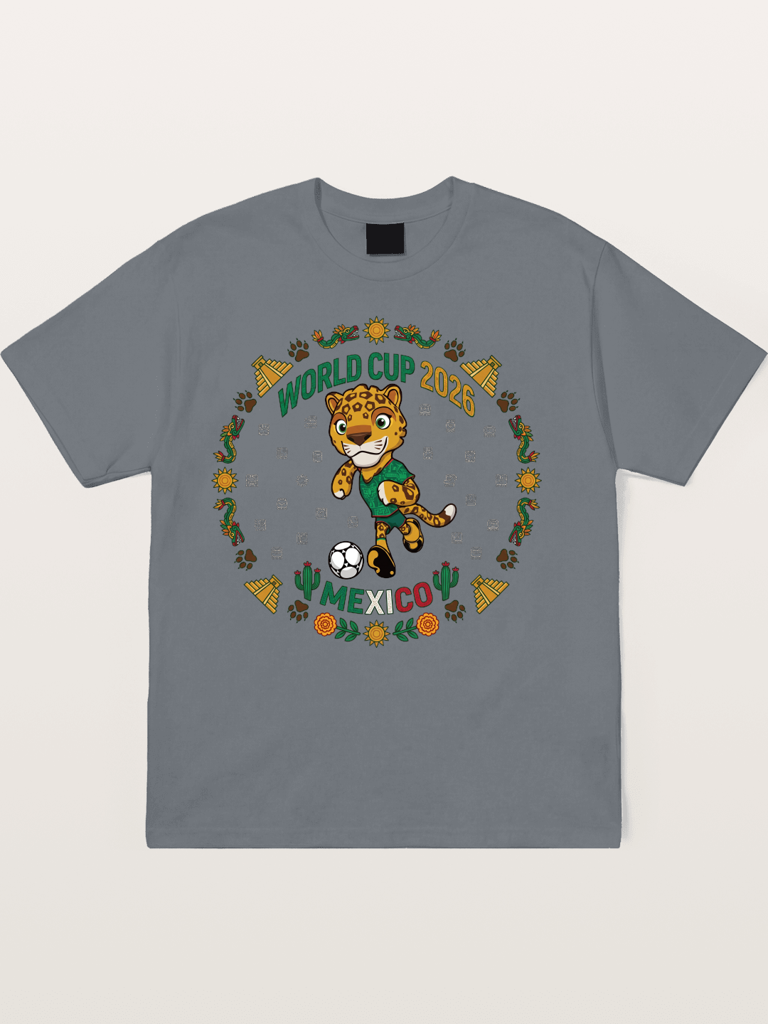 Mexico 2026 World Cup Mascot Cotton T-shirt