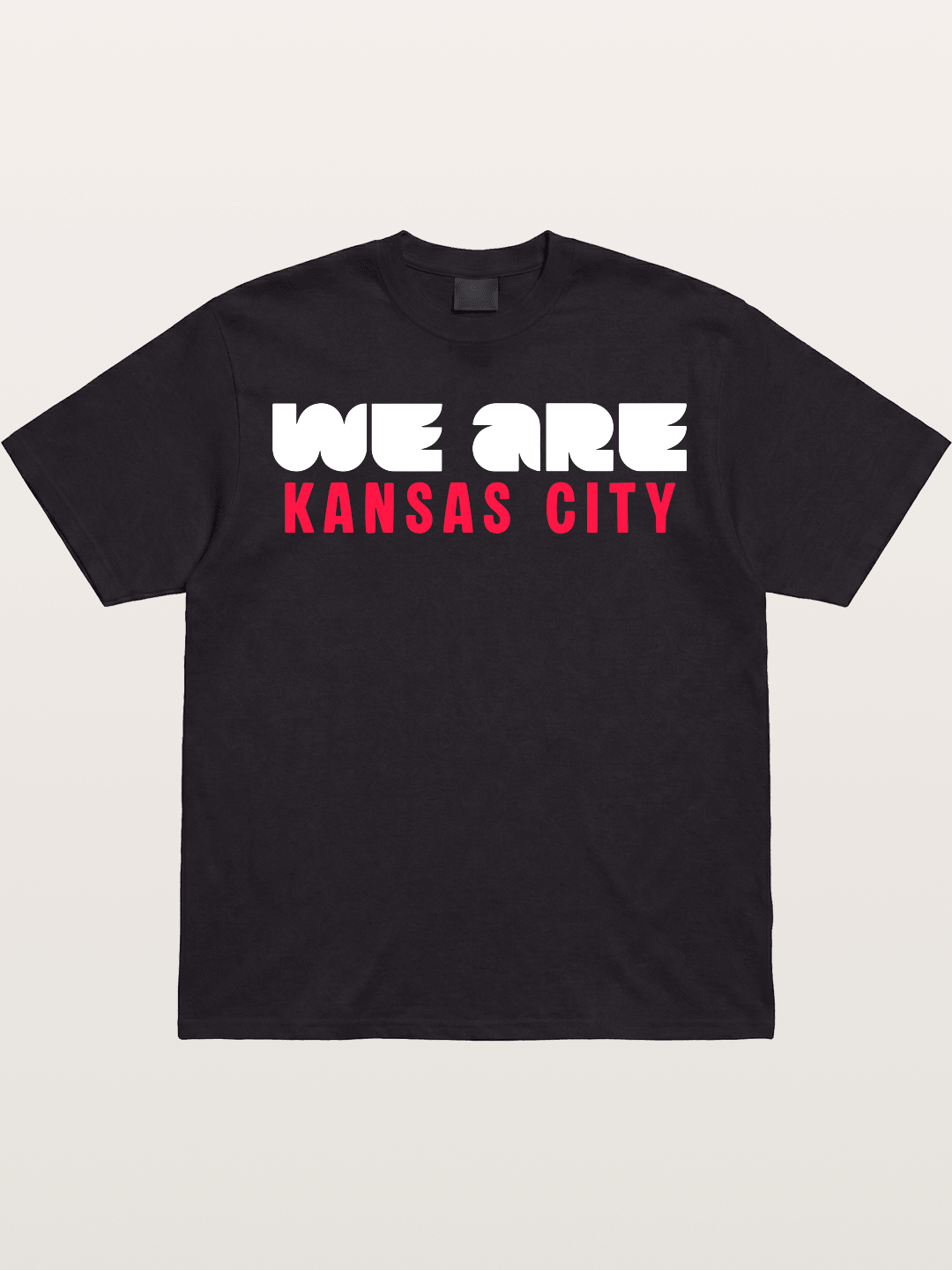 Kansas City Red Block Letters Gildan T-shirt