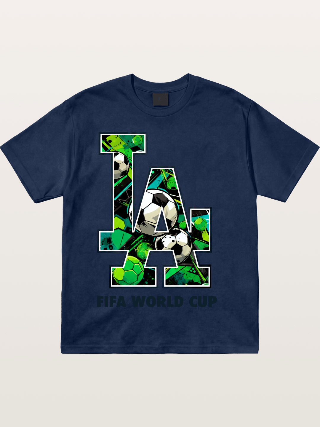 LA 2026 World Cup Soccer Graffiti Cotton T-shirt