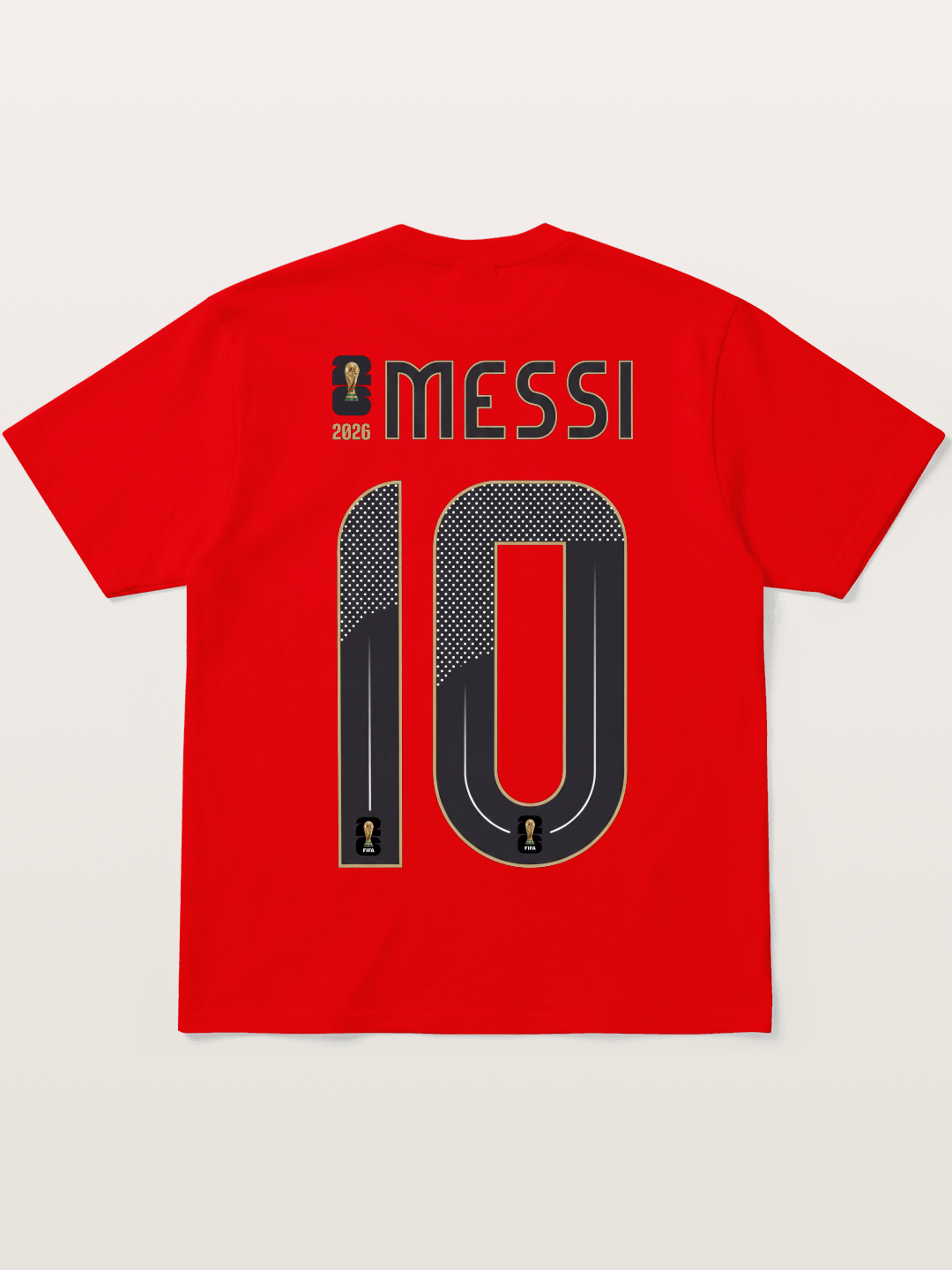 Argentina 10 Messi 2026 WC Soft-Stay T-shirt