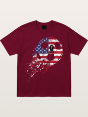 American Flag WC 2026 Ball Gildan T-shirt