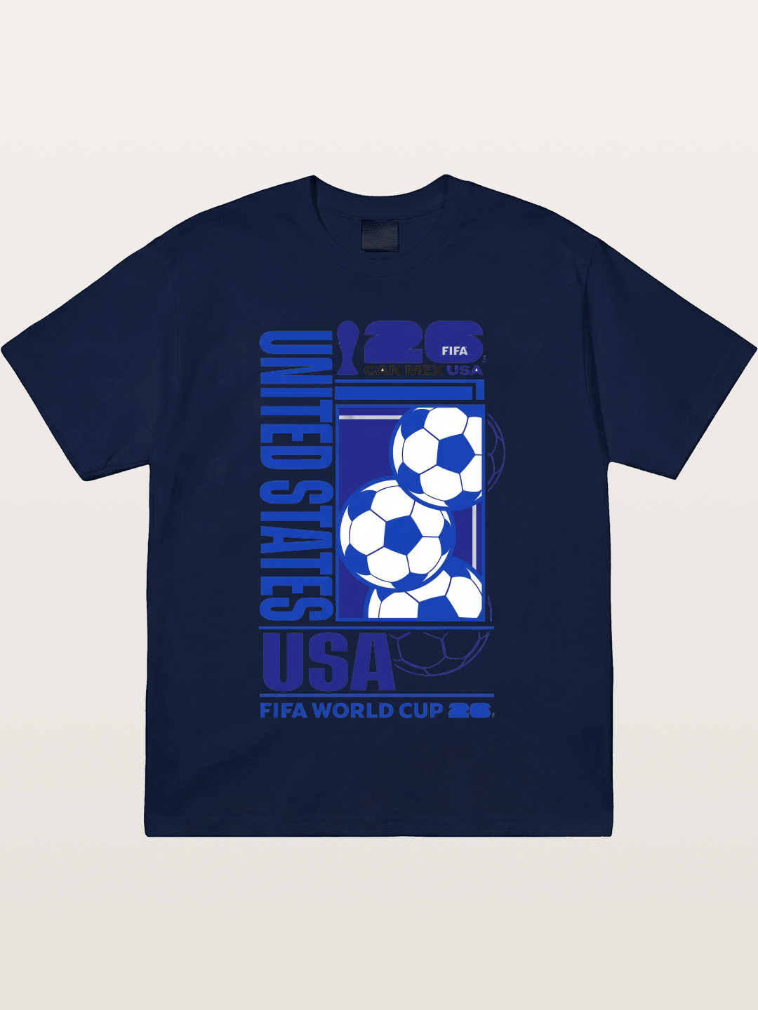 USA Mexico Canada Soccer Art Gildan T-shirt