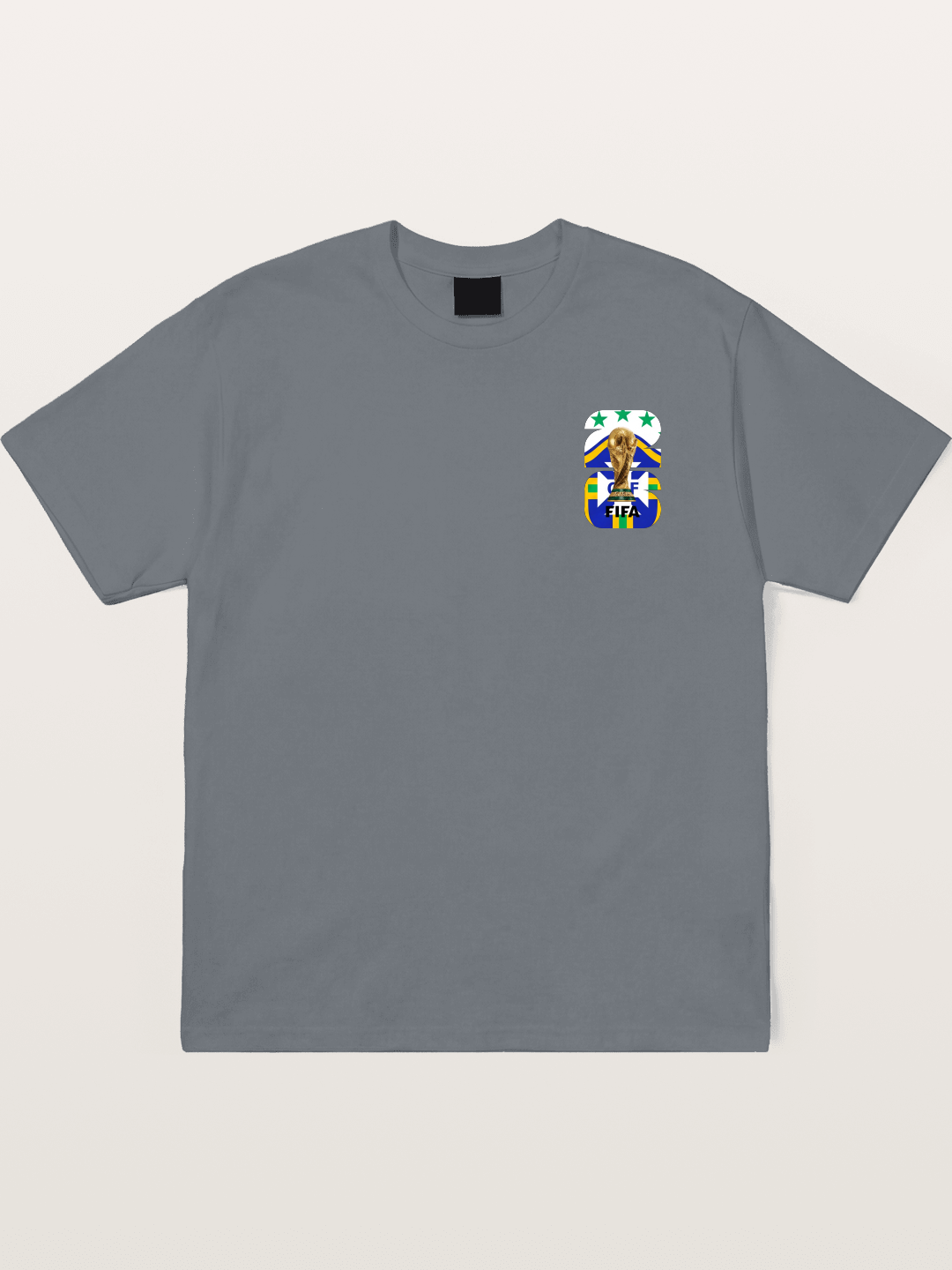 FIFA World Cup Brazil Five Stars Cotton T-shirt